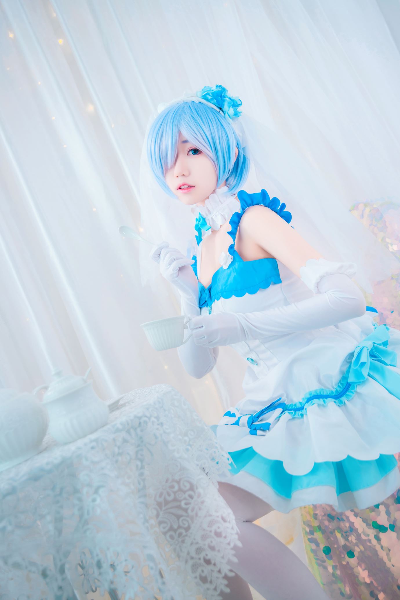 图片[38]-猫君君MaoJun – 蕾姆花嫁[38P] – 速更版-美库