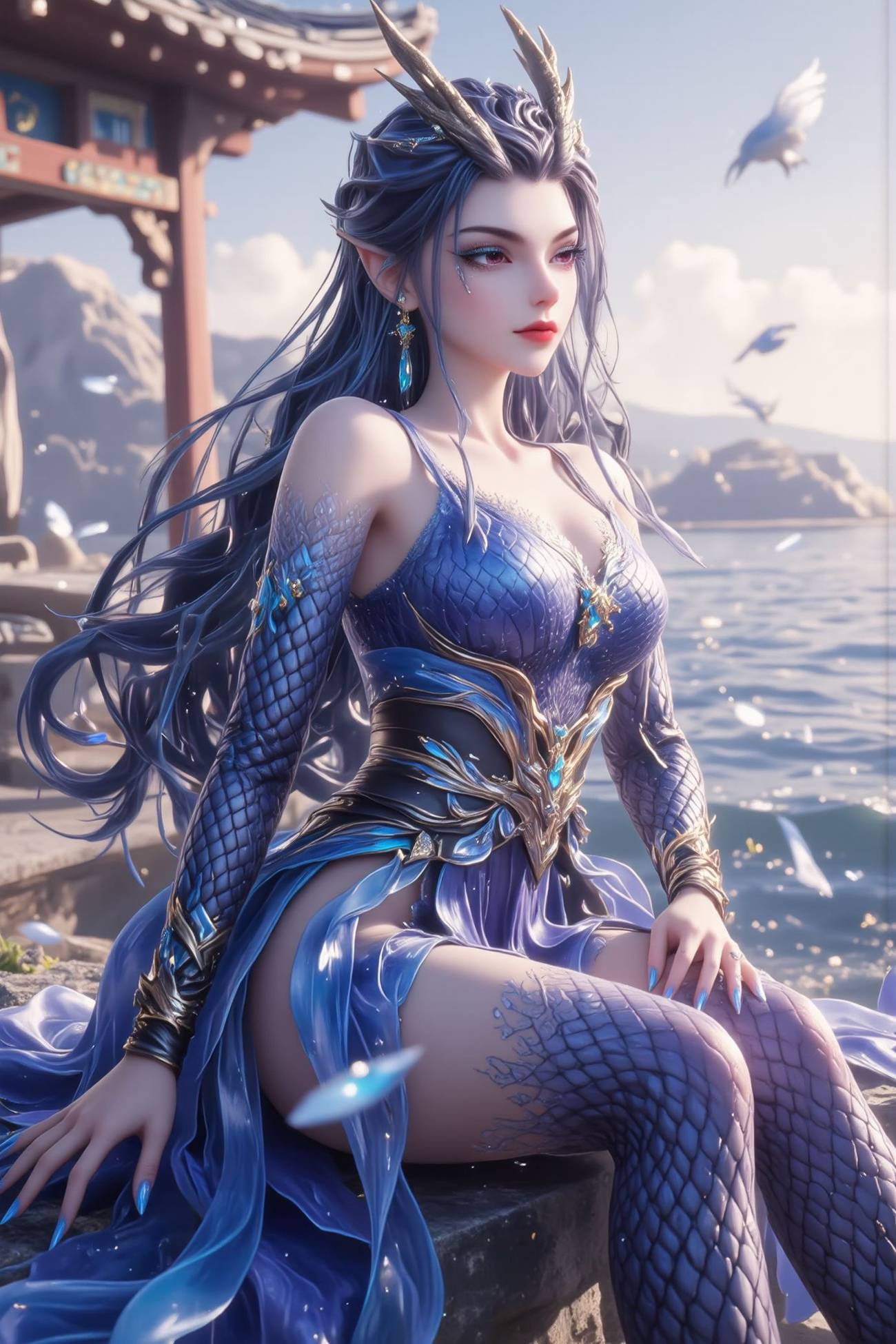 图片[25]-AI绘画 564 敖闰[40P] – 速更版-美库