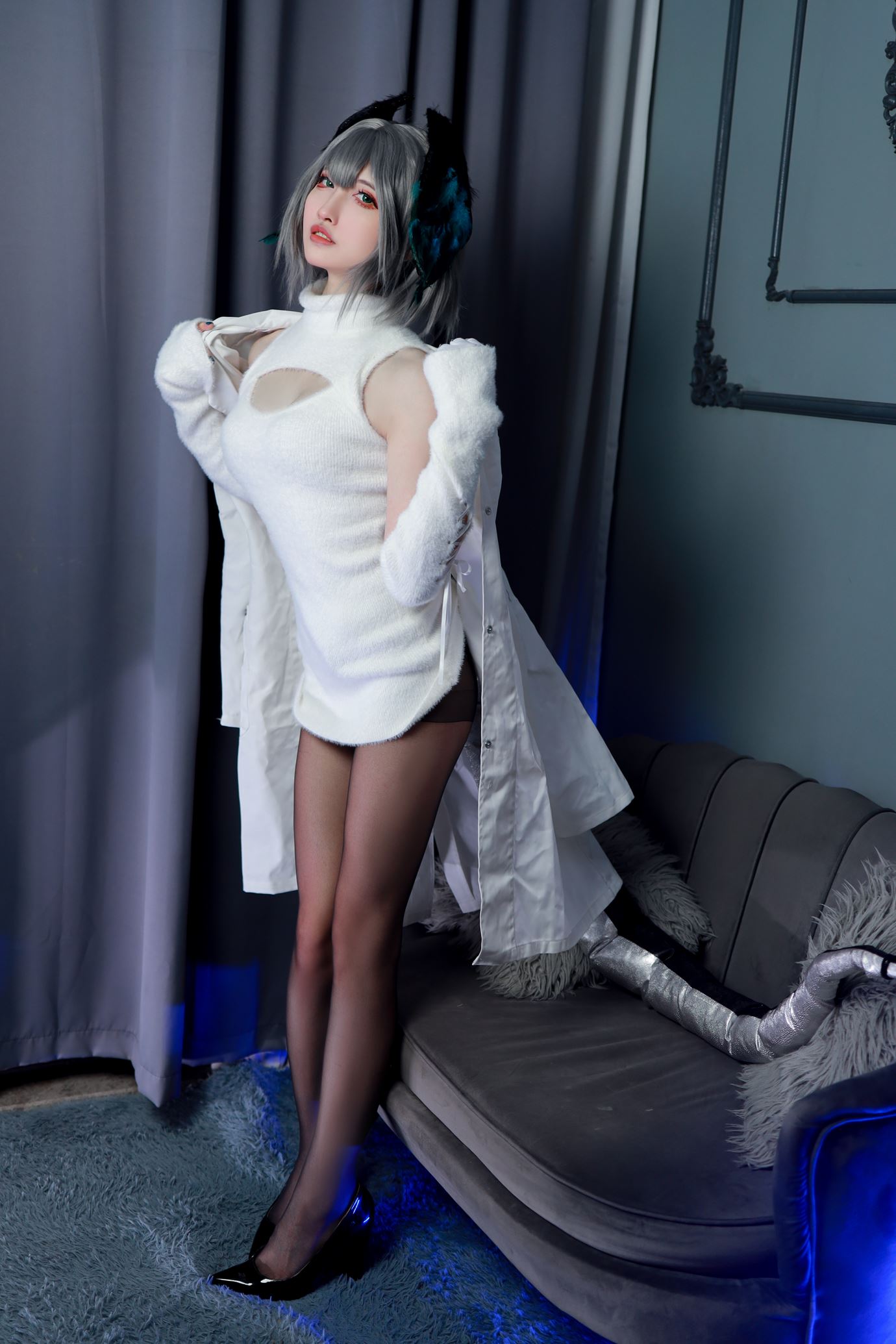 图片[61]-山崎雷纳 – 阿克奈兹霍尔海亚竖毛衣[67P] – 速更版-美库