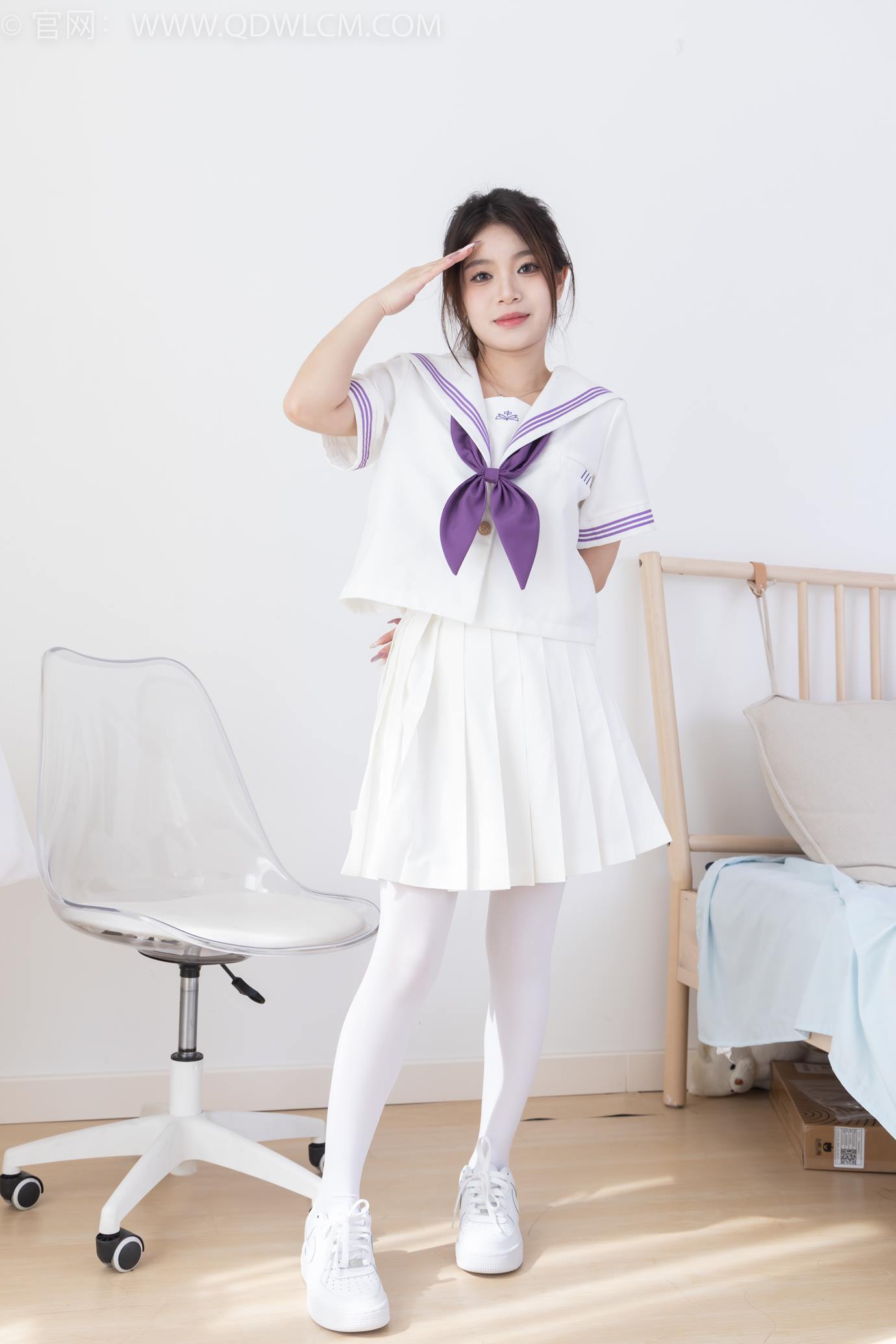 图片[10]-物恋传媒 NO.2317 闪闪-板鞋、厚白丝、jk制服[102P] – 速更版-美库