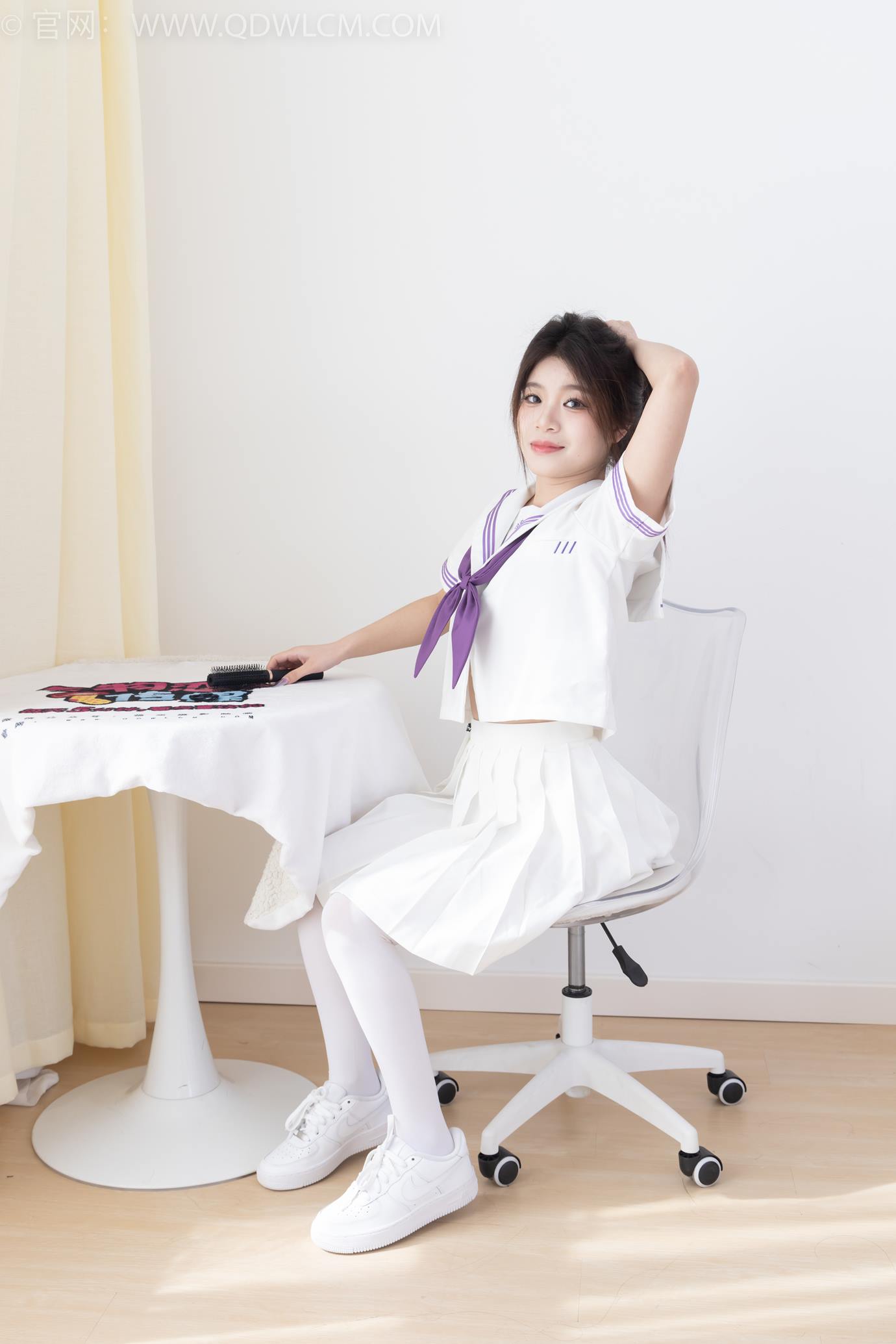 图片[15]-物恋传媒 NO.2317 闪闪-板鞋、厚白丝、jk制服[102P] – 速更版-美库