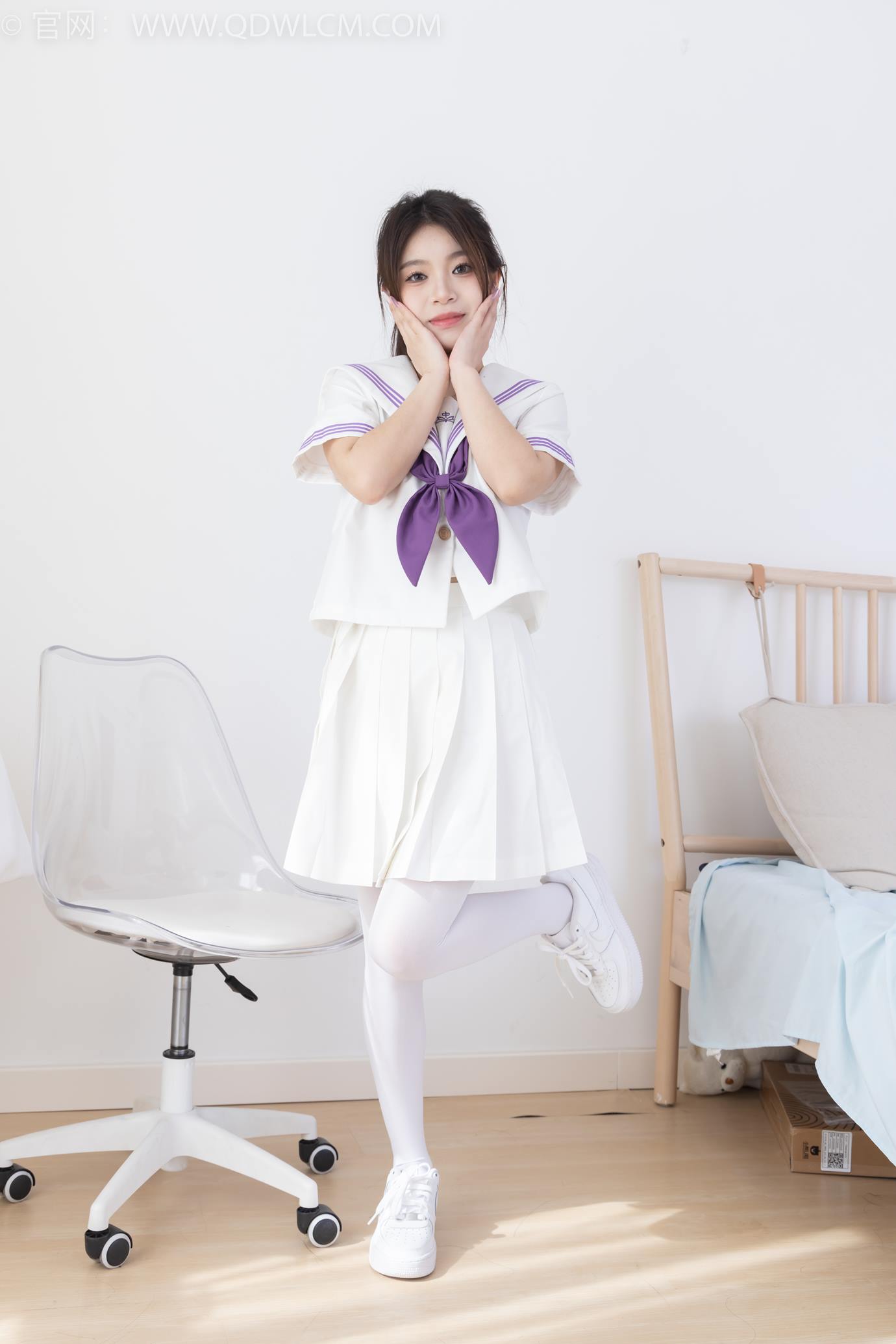 图片[19]-物恋传媒 NO.2317 闪闪-板鞋、厚白丝、jk制服[102P] – 速更版-美库