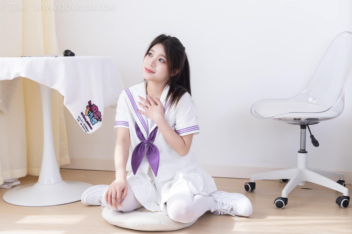 图片[66]-物恋传媒 NO.2317 闪闪-板鞋、厚白丝、jk制服[102P] – 速更版-美库