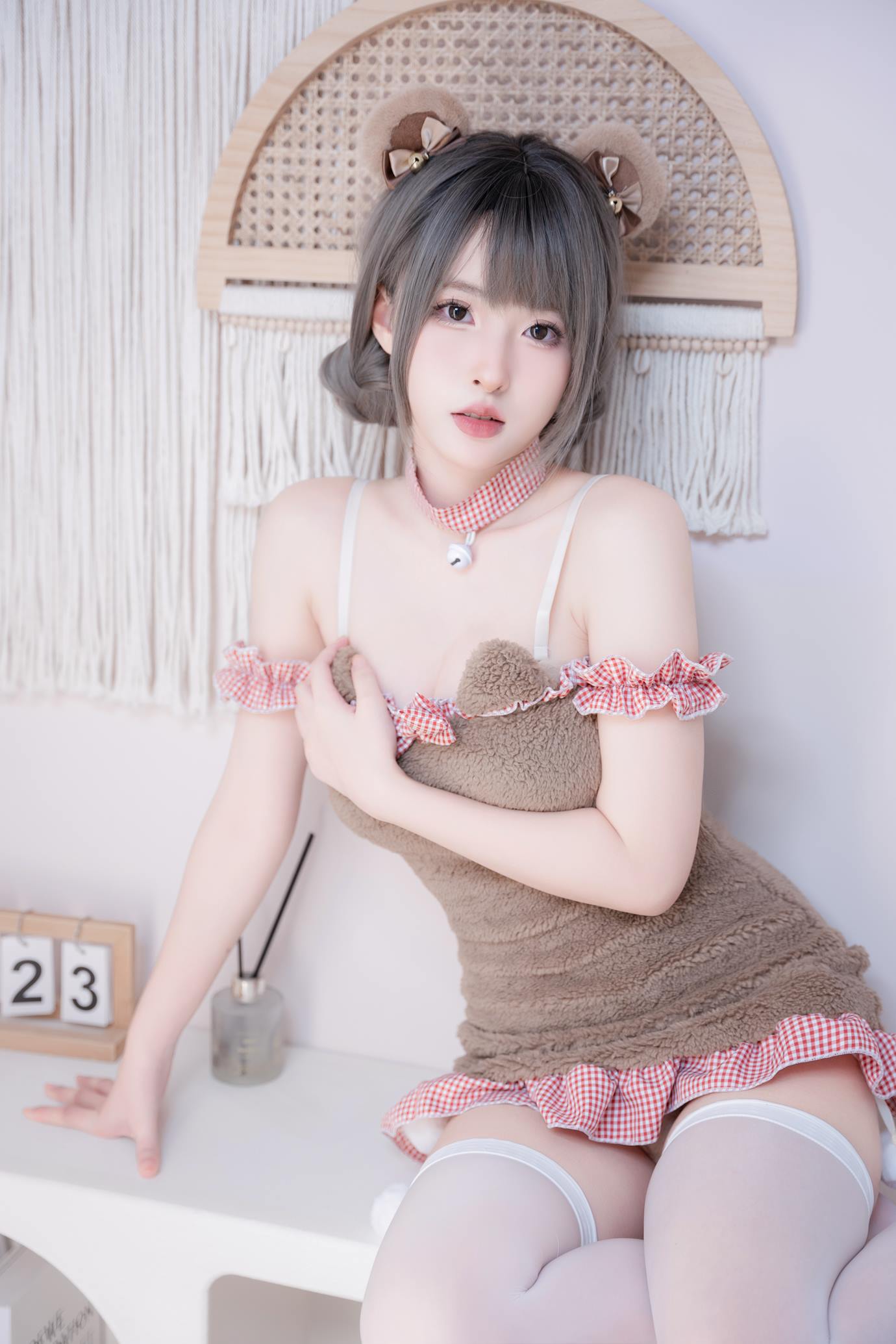 图片[29]-清水由乃 – 可爱熊[30P] – 速更版-美库