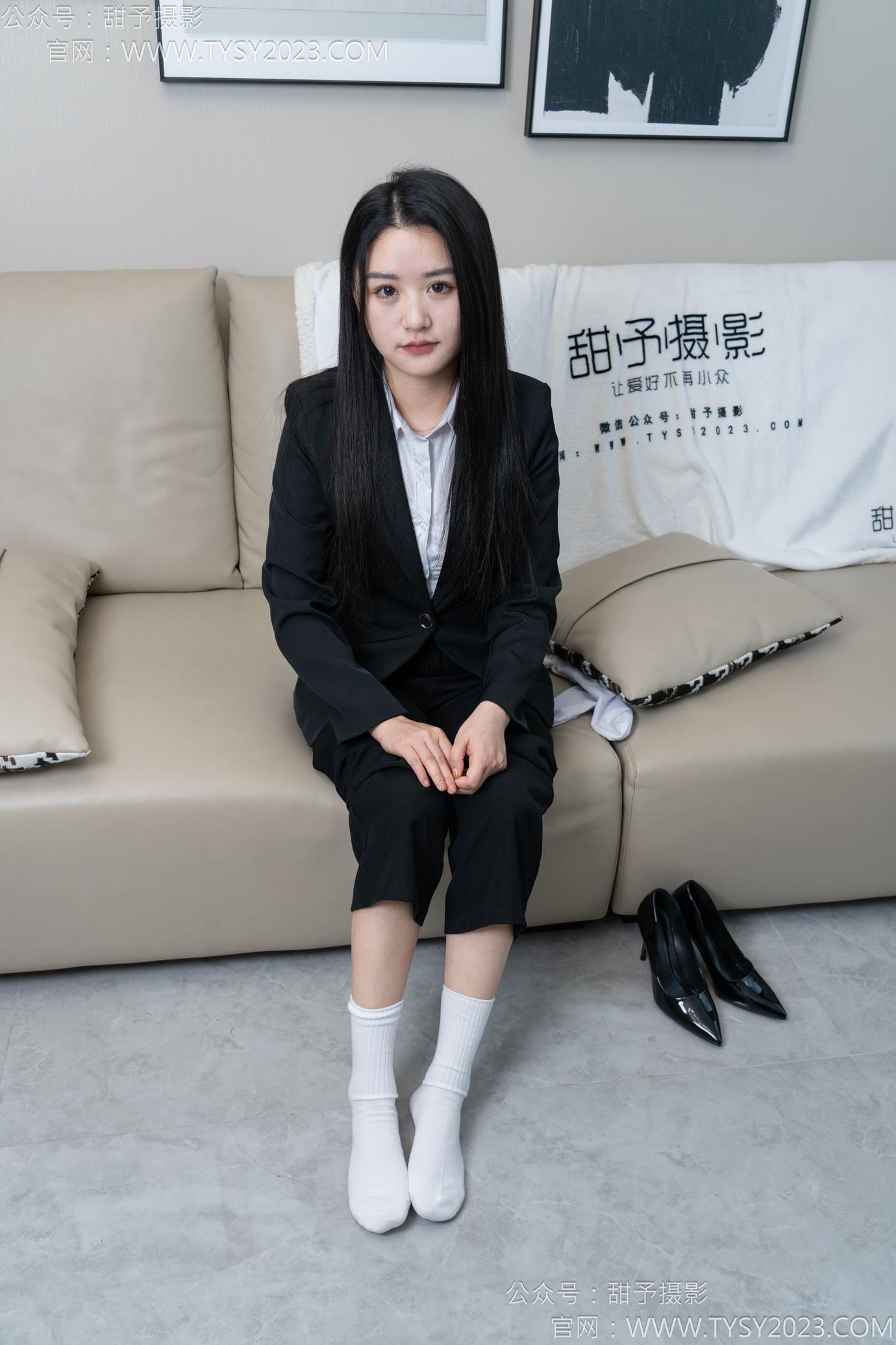 图片[10]-甜予摄影 NO.147 澜澜-凉鞋、高跟鞋、长腿袜、白棉袜[109P] – 速更版-美库