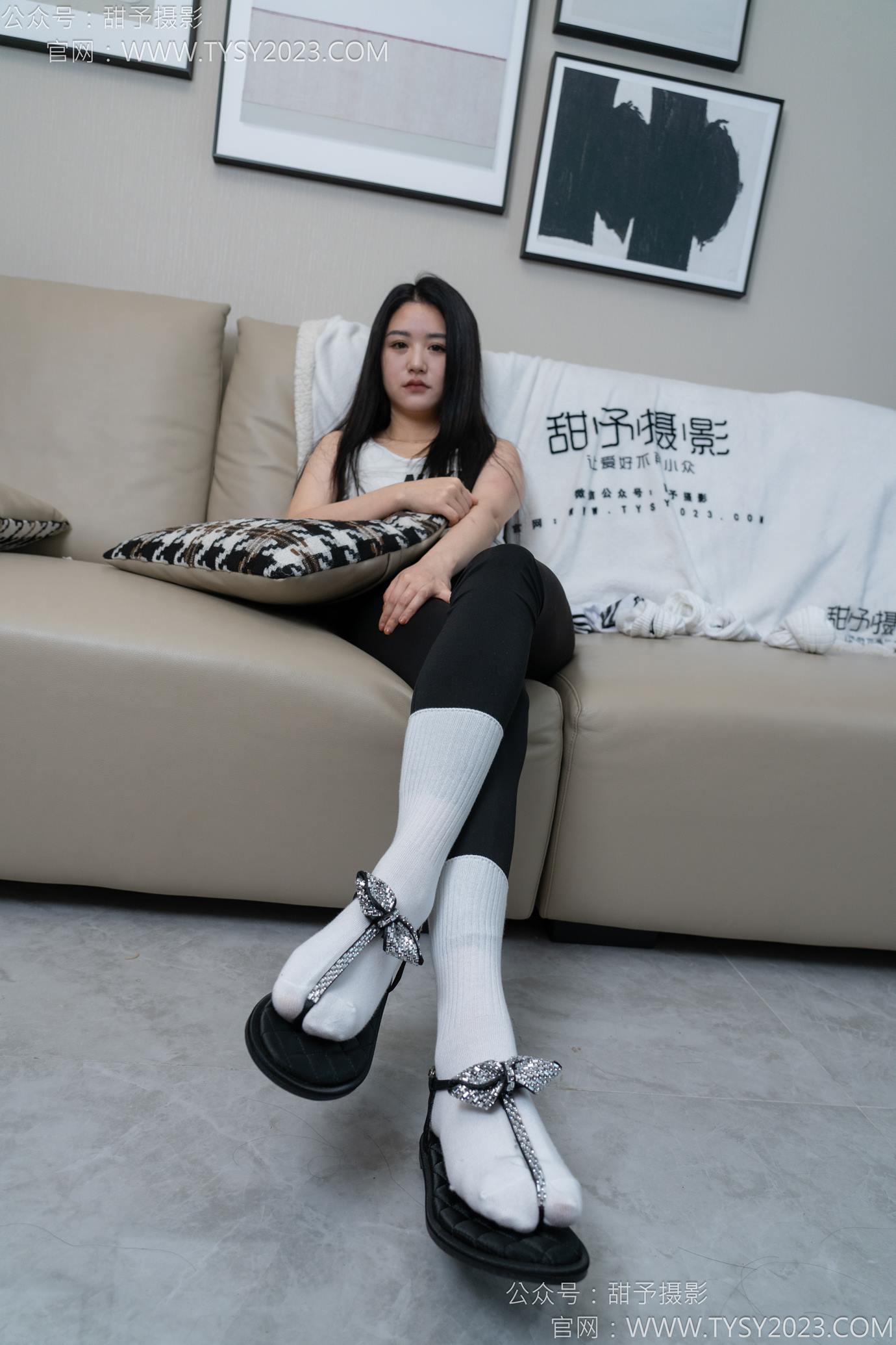 图片[12]-甜予摄影 NO.147 澜澜-凉鞋、高跟鞋、长腿袜、白棉袜[109P] – 速更版-美库