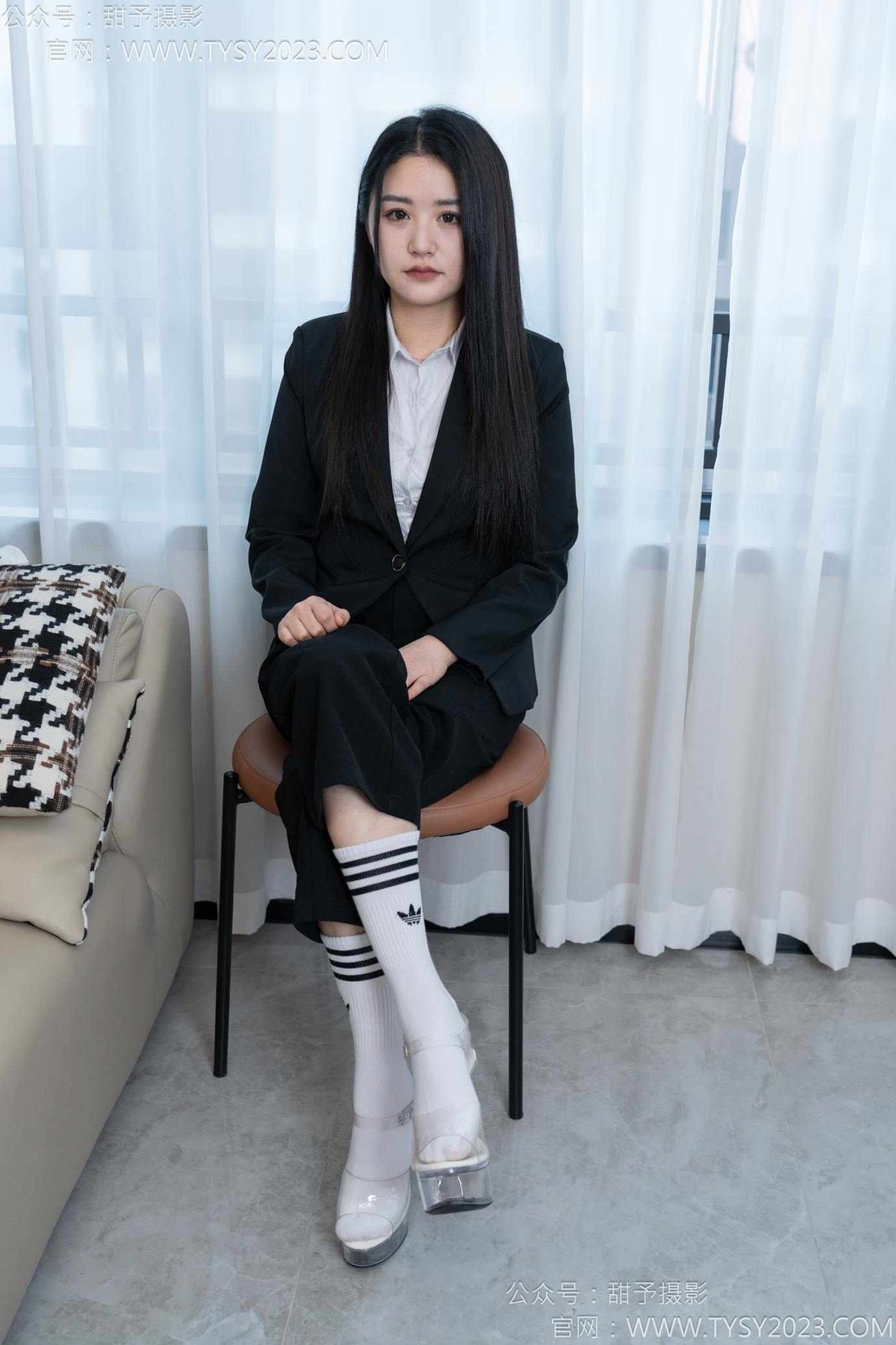 图片[14]-甜予摄影 NO.147 澜澜-凉鞋、高跟鞋、长腿袜、白棉袜[109P] – 速更版-美库