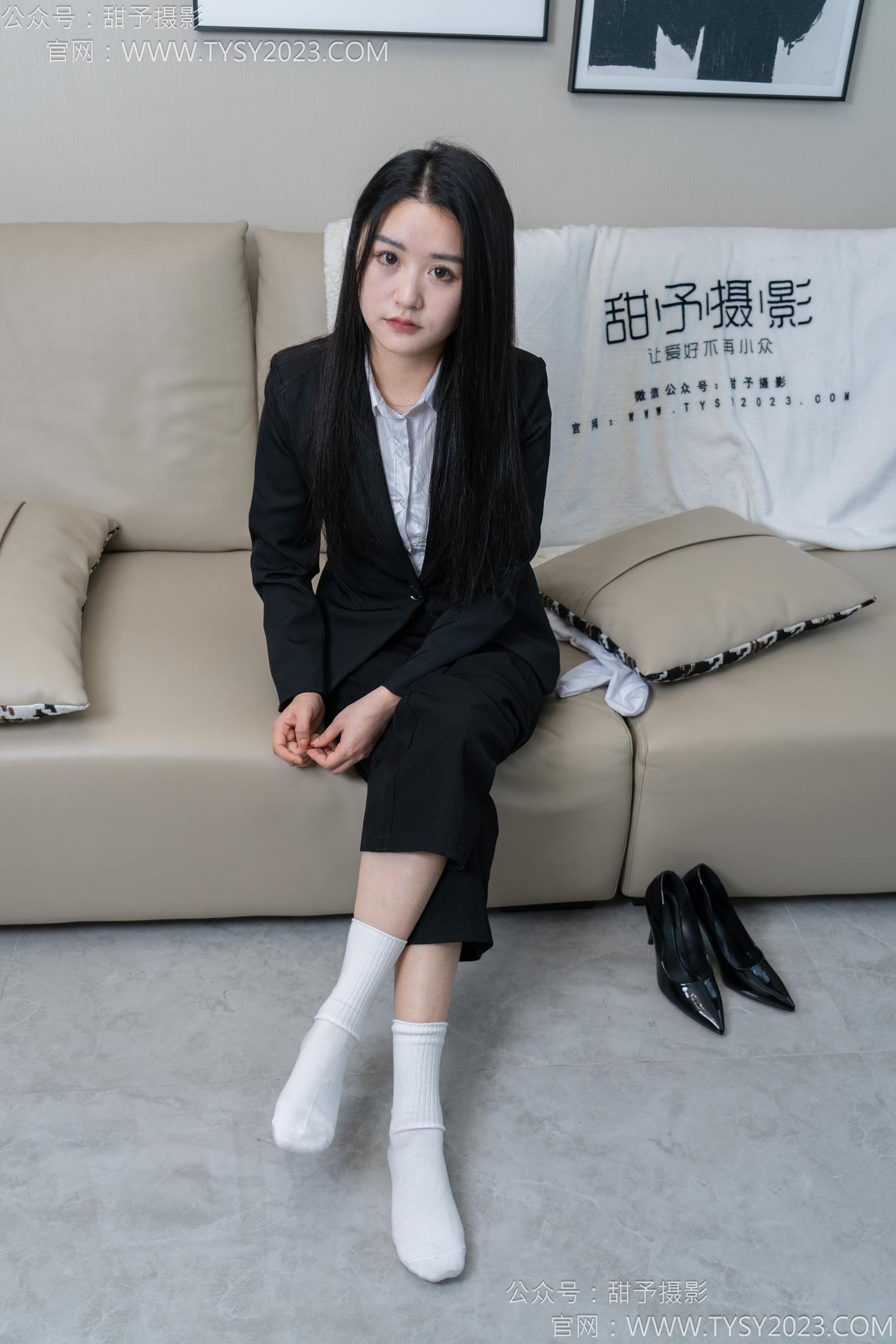 图片[19]-甜予摄影 NO.147 澜澜-凉鞋、高跟鞋、长腿袜、白棉袜[109P] – 速更版-美库