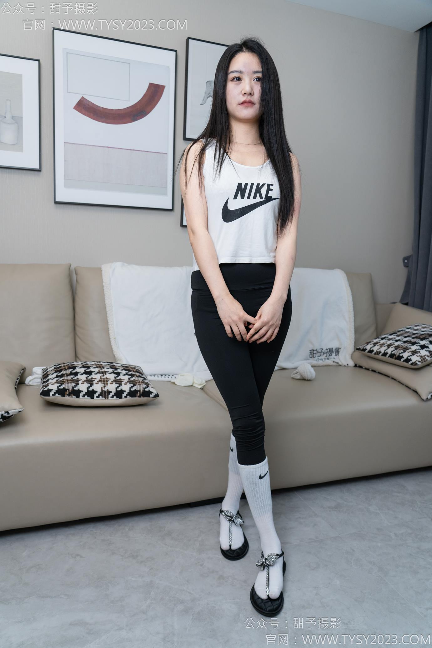 图片[20]-甜予摄影 NO.147 澜澜-凉鞋、高跟鞋、长腿袜、白棉袜[109P] – 速更版-美库