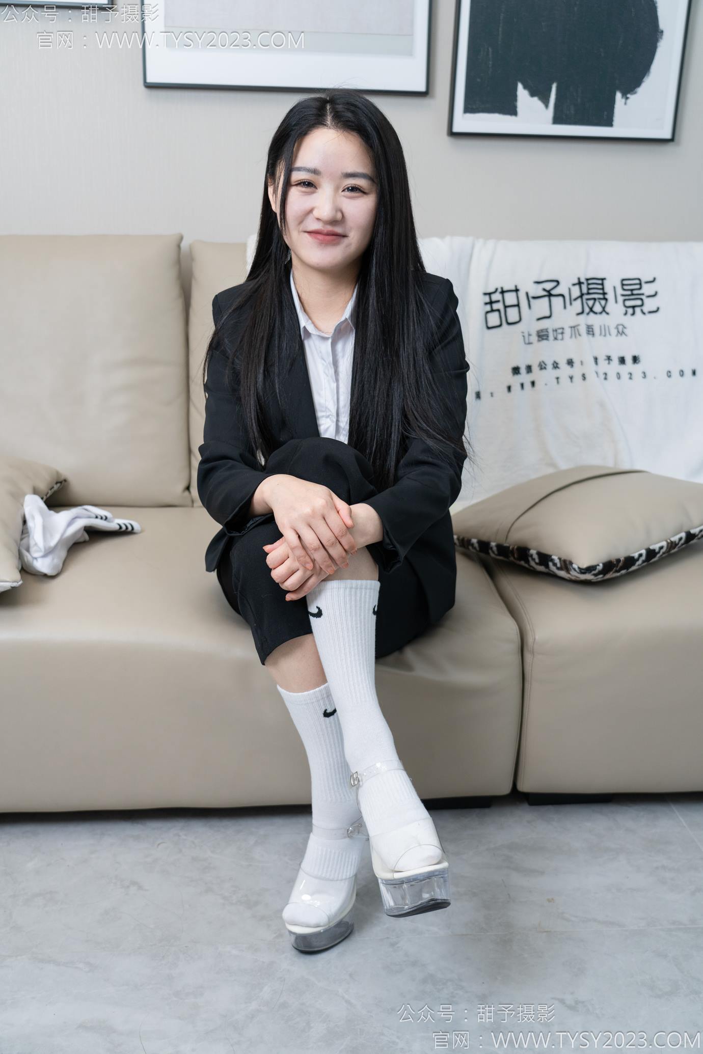 图片[33]-甜予摄影 NO.147 澜澜-凉鞋、高跟鞋、长腿袜、白棉袜[109P] – 速更版-美库