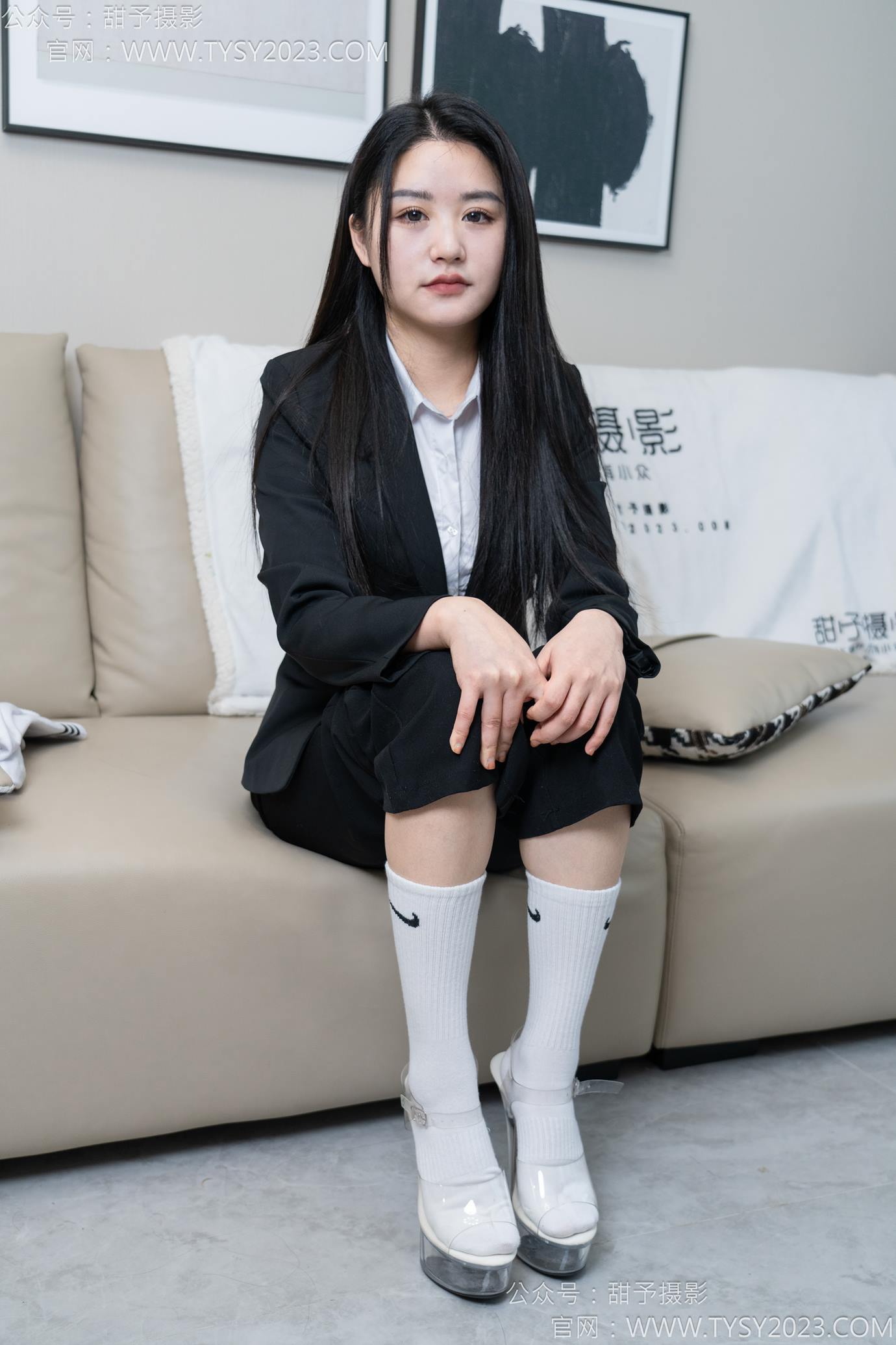 图片[44]-甜予摄影 NO.147 澜澜-凉鞋、高跟鞋、长腿袜、白棉袜[109P] – 速更版-美库