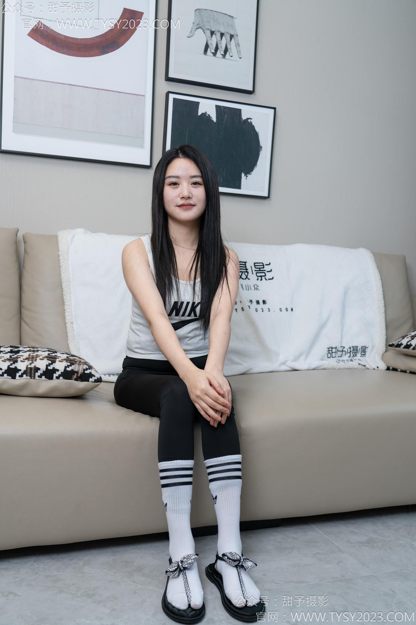 图片[104]-甜予摄影 NO.147 澜澜-凉鞋、高跟鞋、长腿袜、白棉袜[109P] – 速更版-美库