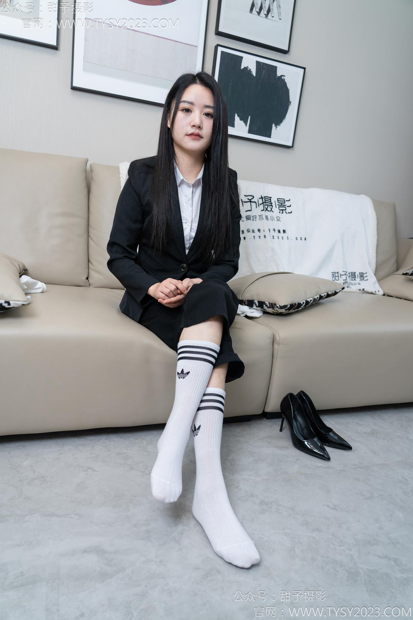 图片[108]-甜予摄影 NO.147 澜澜-凉鞋、高跟鞋、长腿袜、白棉袜[109P] – 速更版-美库