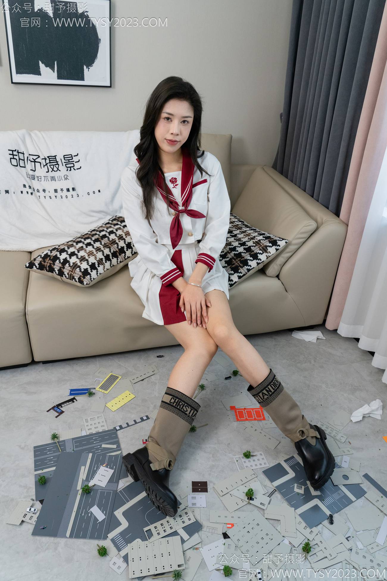 图片[48]-甜予摄影 NO.148 咖啡豆-靴子、白棉袜、裸足[133P] – 速更版-美库