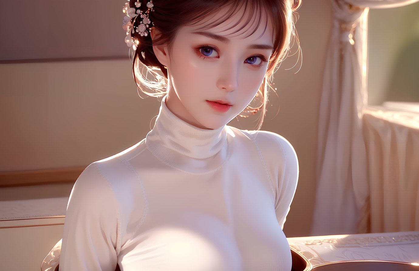 图片[60]-AI绘画 574 古风AI小师妹-合集[123P] – 速更版-美库