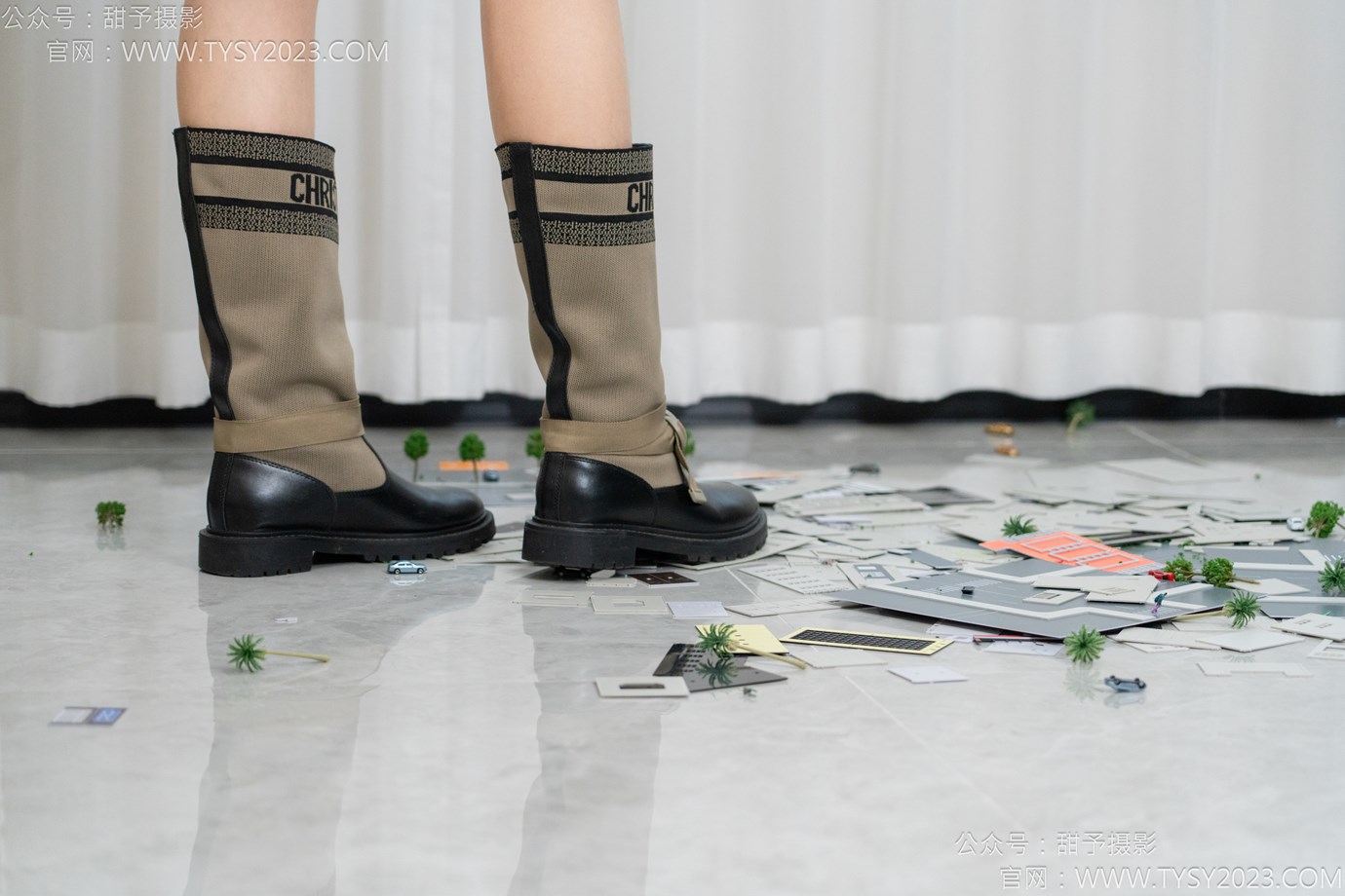 图片[105]-甜予摄影 NO.148 咖啡豆-靴子、白棉袜、裸足[133P] – 速更版-美库