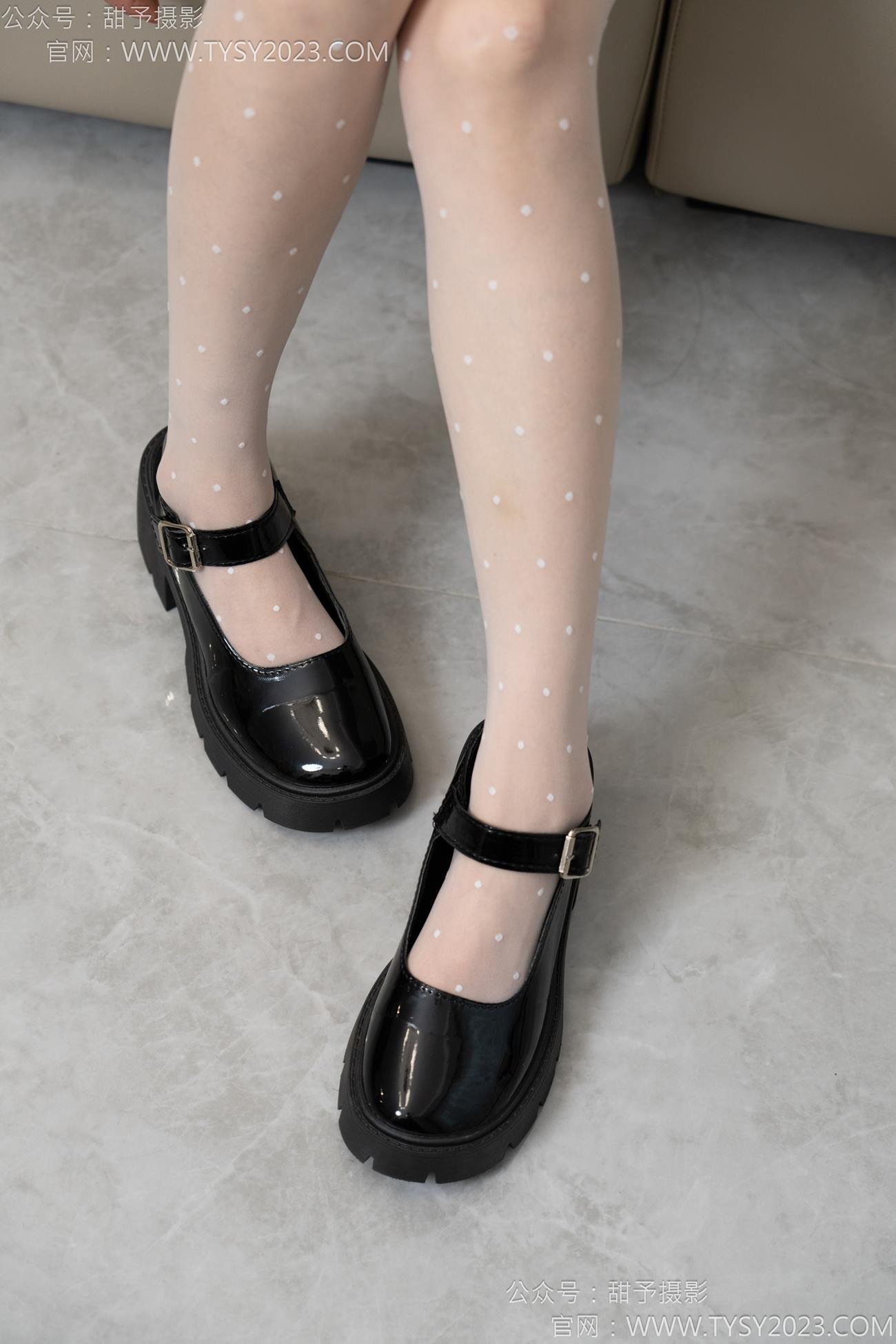 图片[62]-甜予摄影 NO.150 澜澜-皮鞋、大腿袜、小腿袜、波点白丝袜[131P] – 速更版-美库