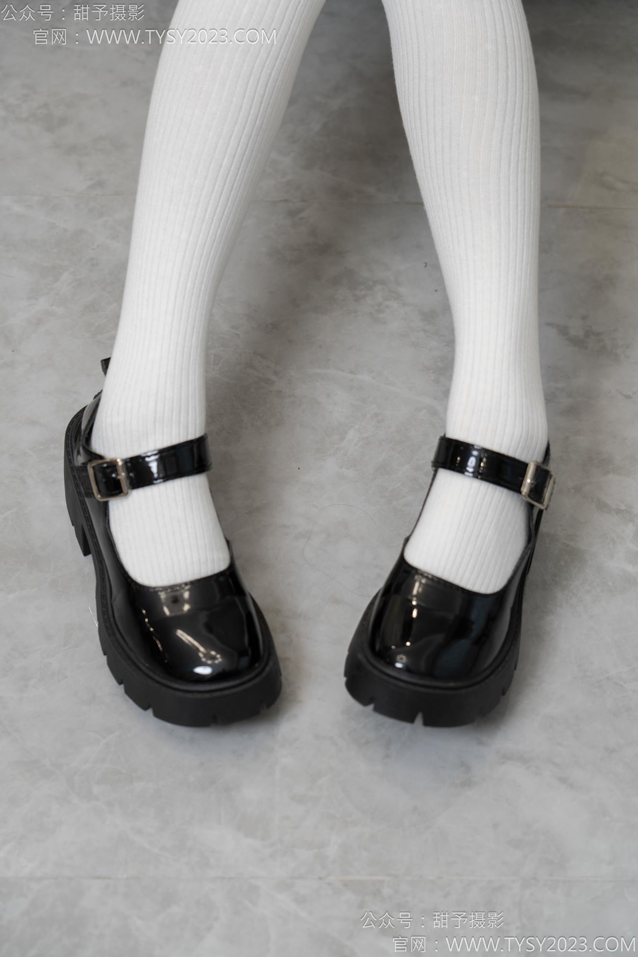 图片[64]-甜予摄影 NO.150 澜澜-皮鞋、大腿袜、小腿袜、波点白丝袜[131P] – 速更版-美库
