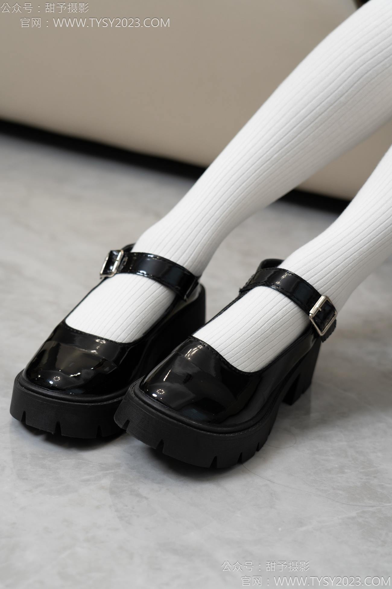 图片[69]-甜予摄影 NO.150 澜澜-皮鞋、大腿袜、小腿袜、波点白丝袜[131P] – 速更版-美库