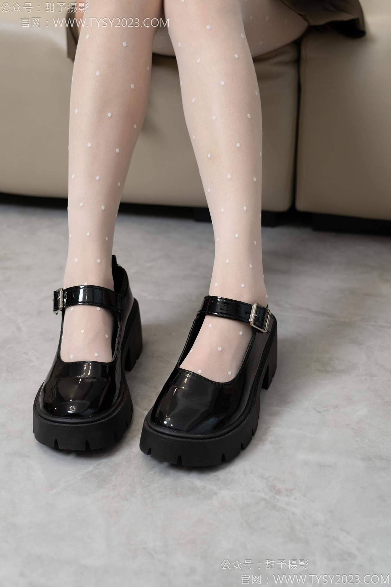 图片[74]-甜予摄影 NO.150 澜澜-皮鞋、大腿袜、小腿袜、波点白丝袜[131P] – 速更版-美库