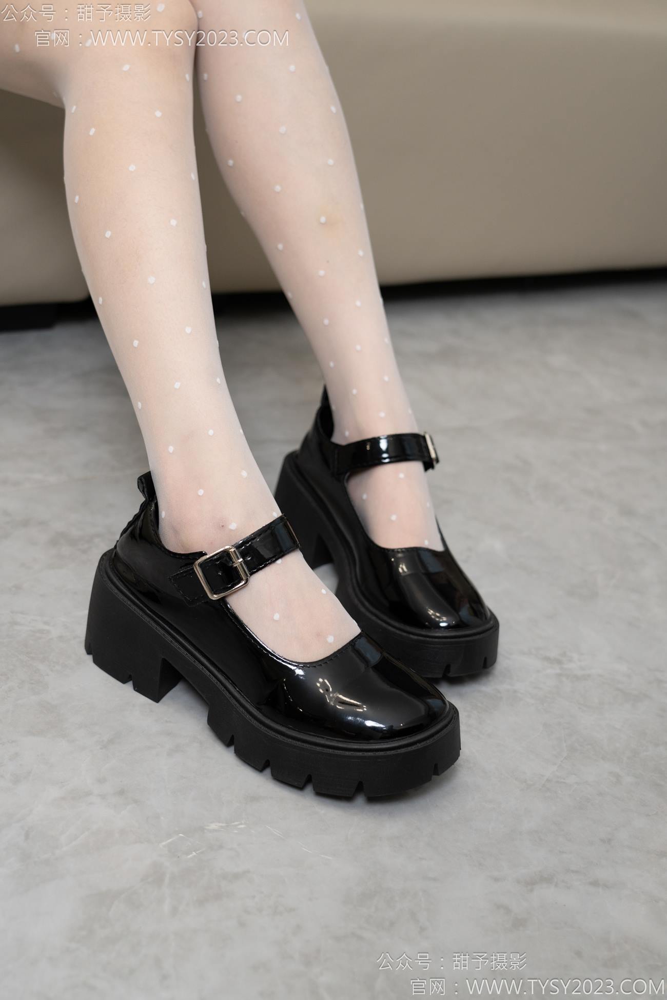 图片[79]-甜予摄影 NO.150 澜澜-皮鞋、大腿袜、小腿袜、波点白丝袜[131P] – 速更版-美库
