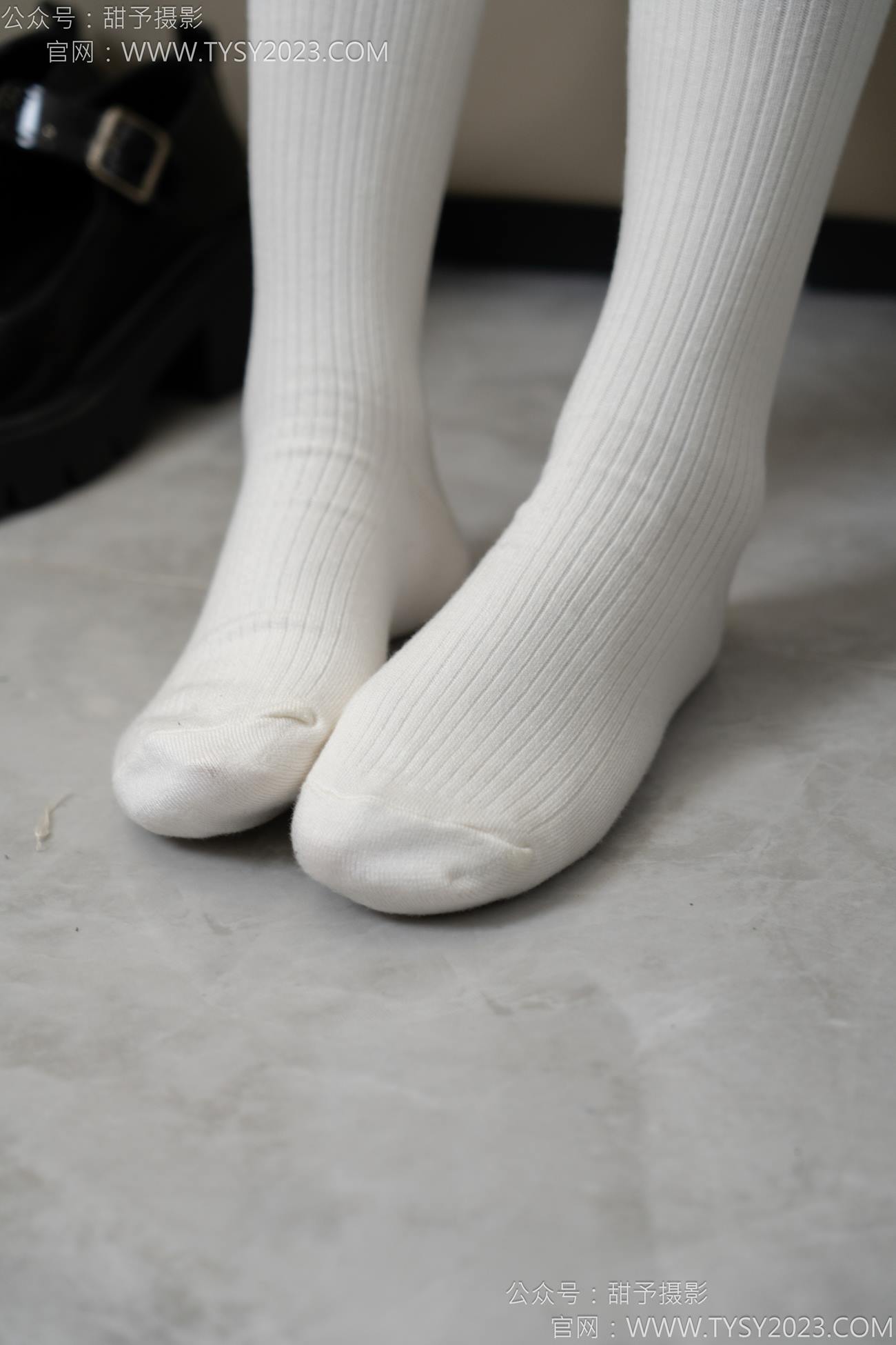 图片[86]-甜予摄影 NO.150 澜澜-皮鞋、大腿袜、小腿袜、波点白丝袜[131P] – 速更版-美库