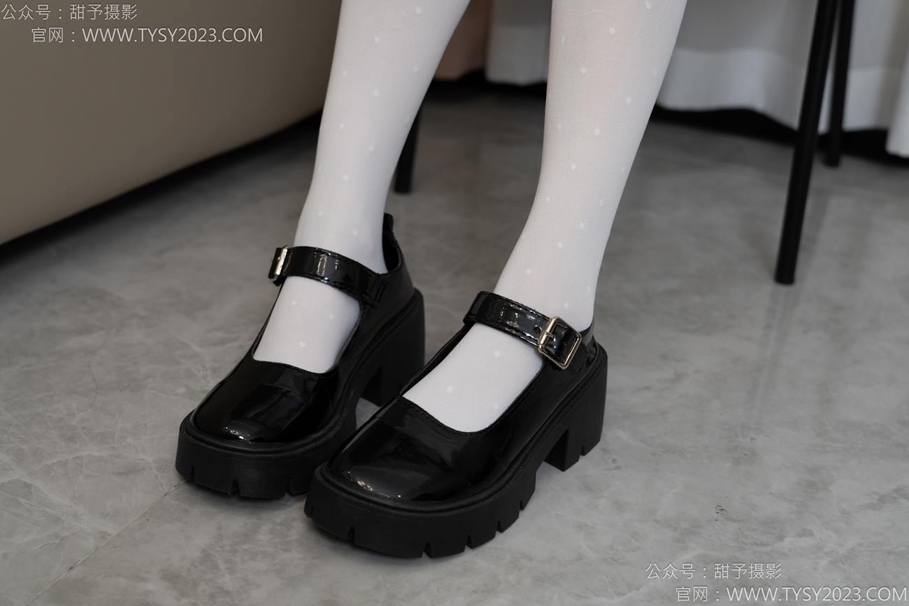 图片[116]-甜予摄影 NO.150 澜澜-皮鞋、大腿袜、小腿袜、波点白丝袜[131P] – 速更版-美库