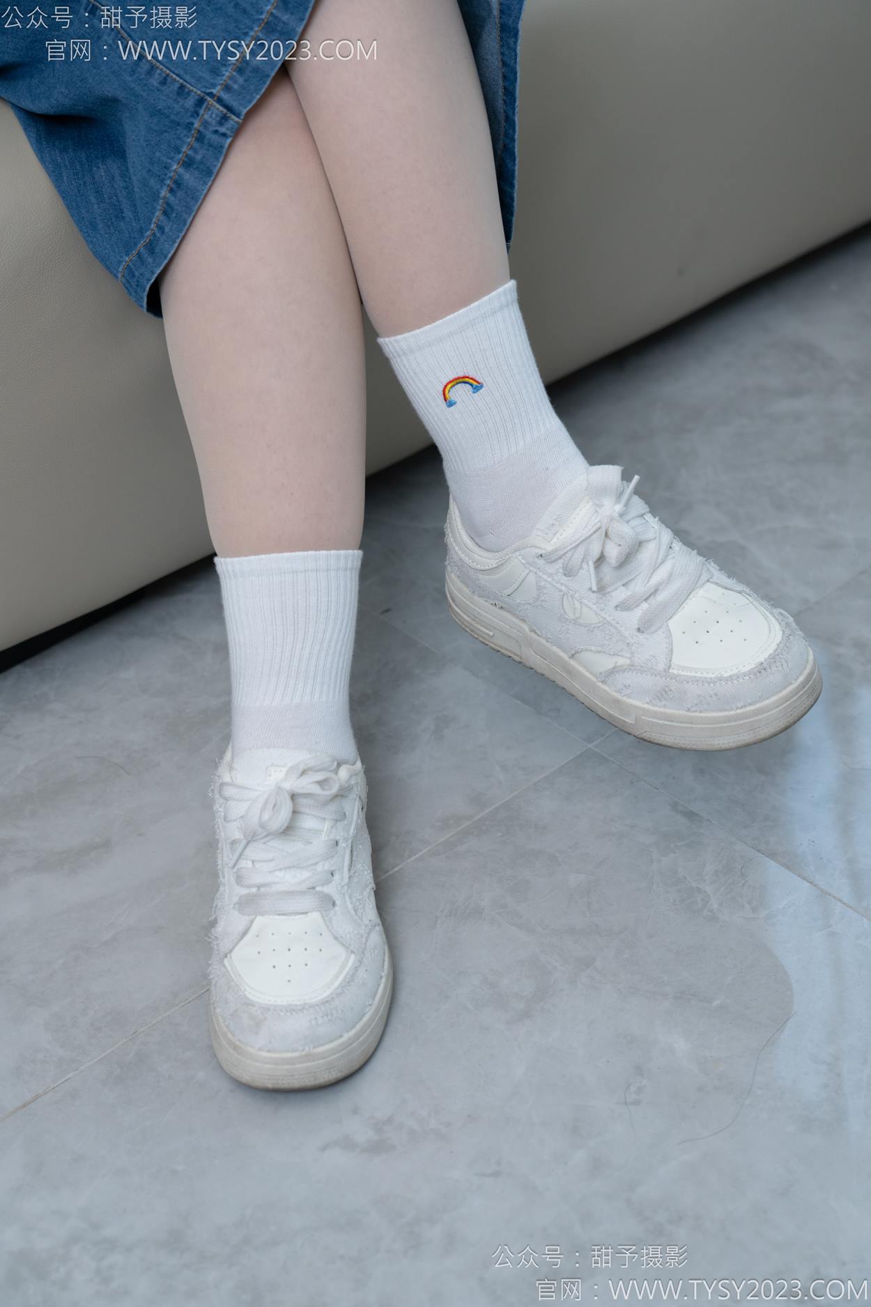 图片[13]-甜予摄影 NO.151 小葵-板鞋、白棉袜、薄肉丝[130P] – 速更版-美库