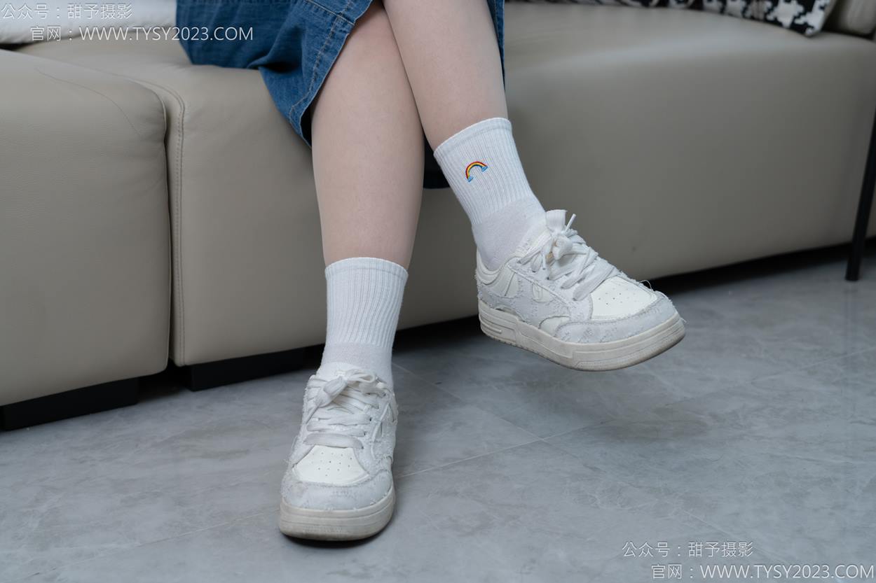 图片[16]-甜予摄影 NO.151 小葵-板鞋、白棉袜、薄肉丝[130P] – 速更版-美库