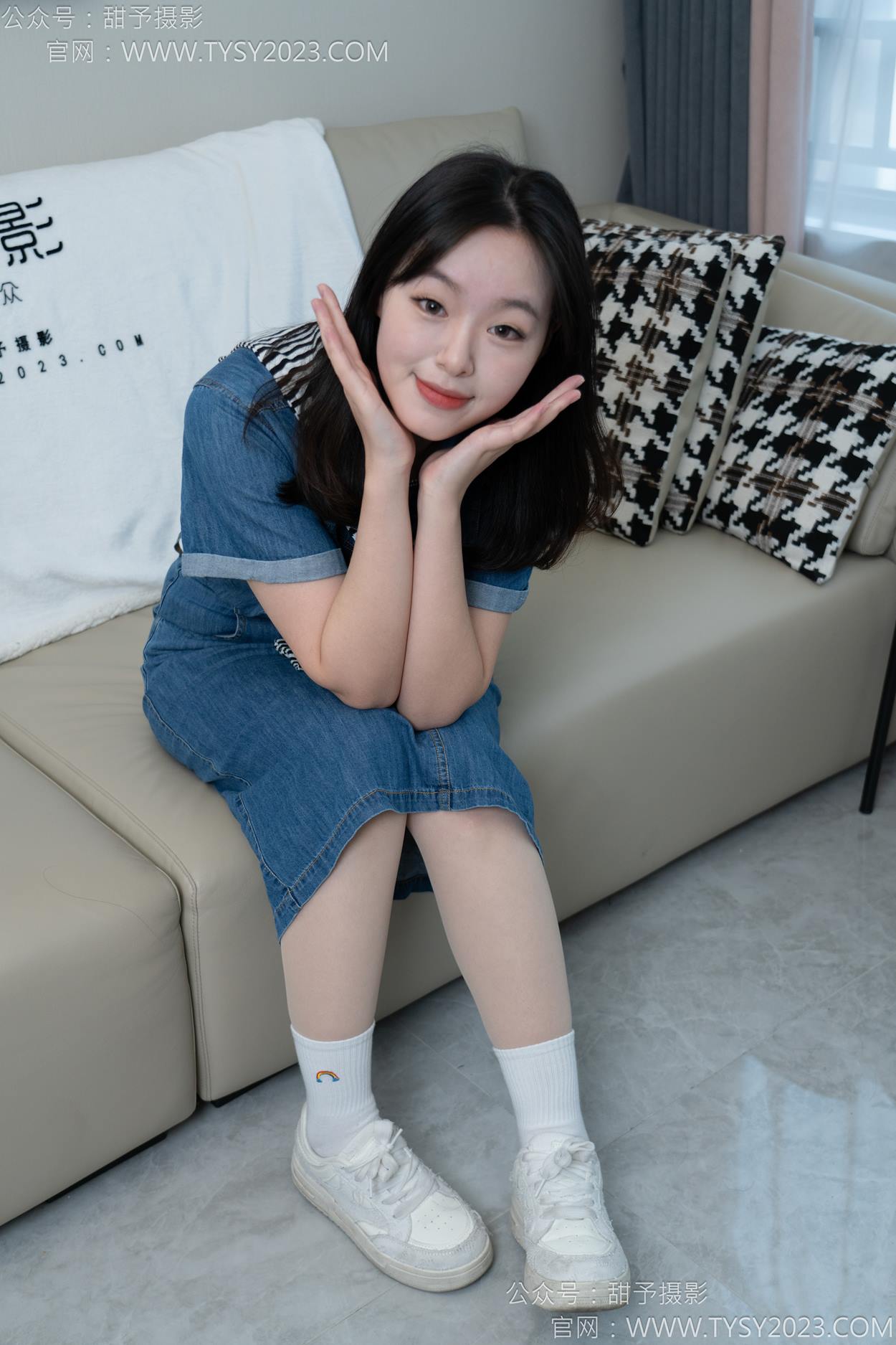 图片[18]-甜予摄影 NO.151 小葵-板鞋、白棉袜、薄肉丝[130P] – 速更版-美库