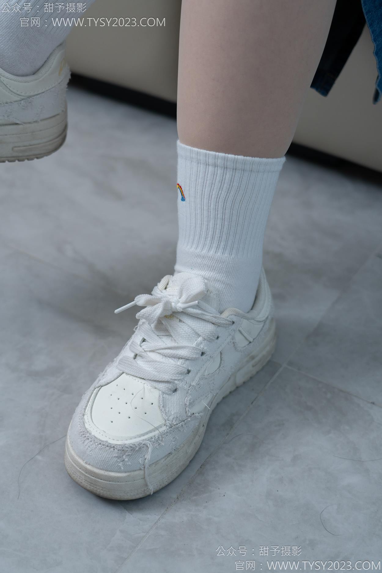 图片[28]-甜予摄影 NO.151 小葵-板鞋、白棉袜、薄肉丝[130P] – 速更版-美库