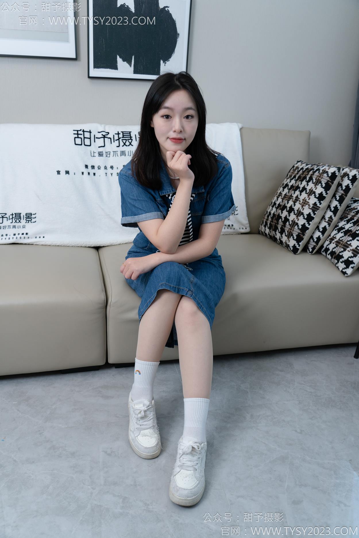 图片[30]-甜予摄影 NO.151 小葵-板鞋、白棉袜、薄肉丝[130P] – 速更版-美库