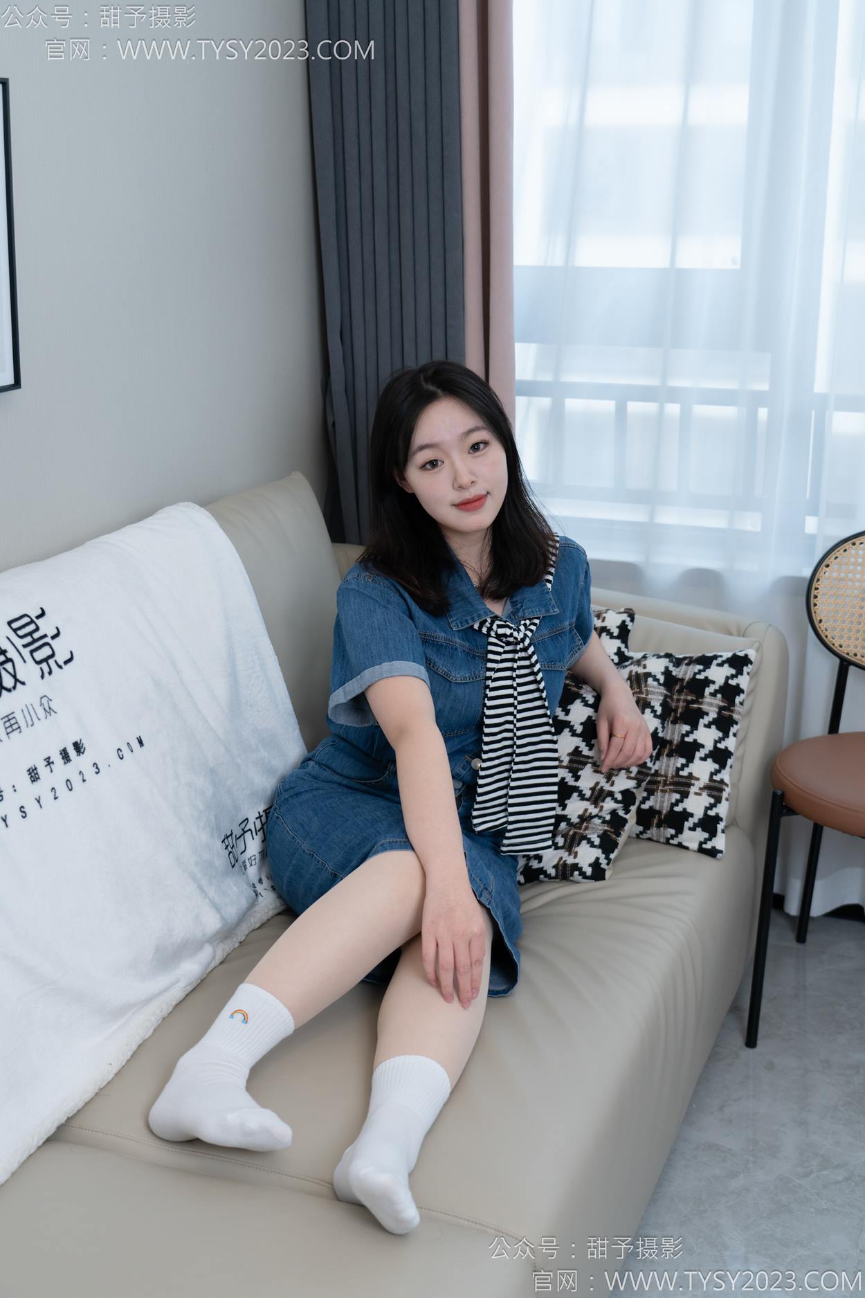 图片[47]-甜予摄影 NO.151 小葵-板鞋、白棉袜、薄肉丝[130P] – 速更版-美库