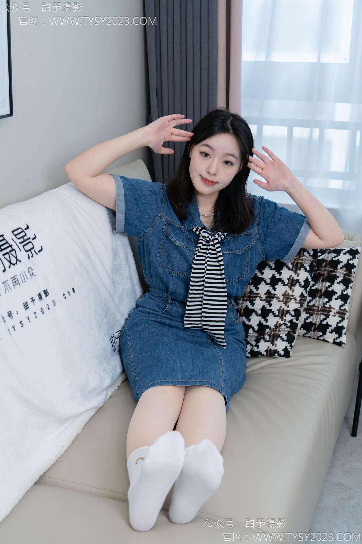 图片[51]-甜予摄影 NO.151 小葵-板鞋、白棉袜、薄肉丝[130P] – 速更版-美库