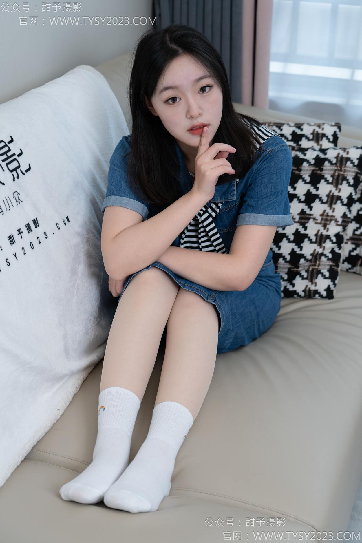 图片[53]-甜予摄影 NO.151 小葵-板鞋、白棉袜、薄肉丝[130P] – 速更版-美库