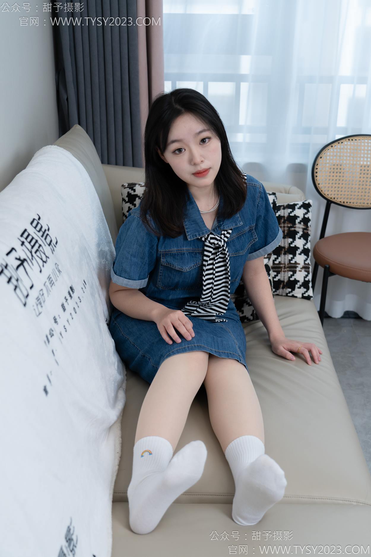 图片[61]-甜予摄影 NO.151 小葵-板鞋、白棉袜、薄肉丝[130P] – 速更版-美库