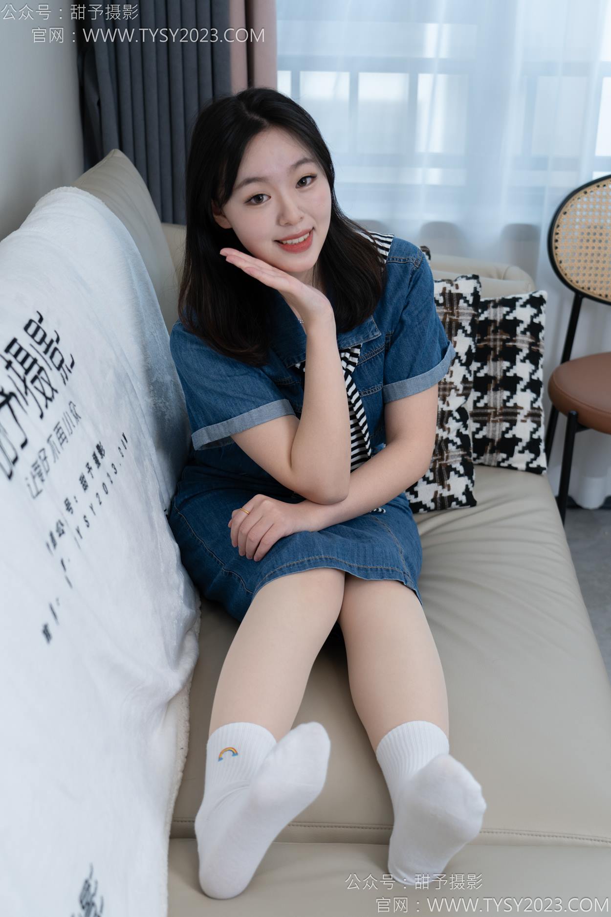 图片[62]-甜予摄影 NO.151 小葵-板鞋、白棉袜、薄肉丝[130P] – 速更版-美库