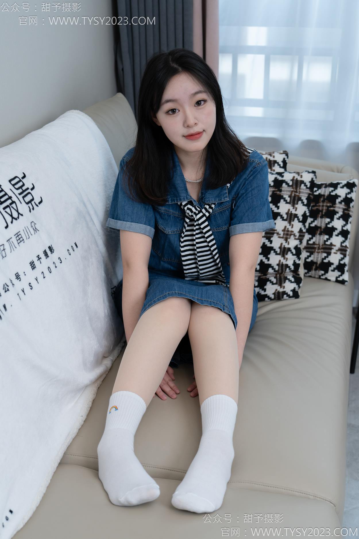 图片[69]-甜予摄影 NO.151 小葵-板鞋、白棉袜、薄肉丝[130P] – 速更版-美库