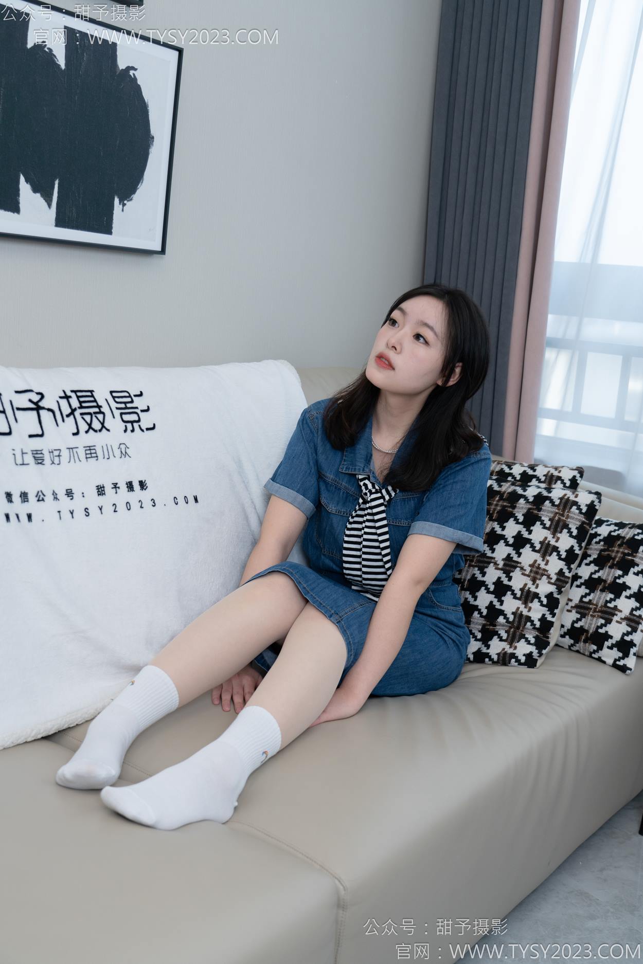 图片[70]-甜予摄影 NO.151 小葵-板鞋、白棉袜、薄肉丝[130P] – 速更版-美库