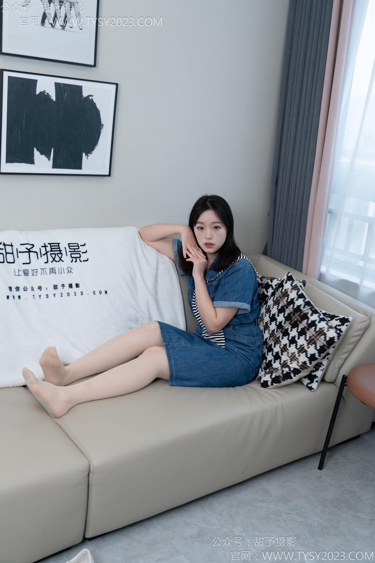 图片[124]-甜予摄影 NO.151 小葵-板鞋、白棉袜、薄肉丝[130P] – 速更版-美库