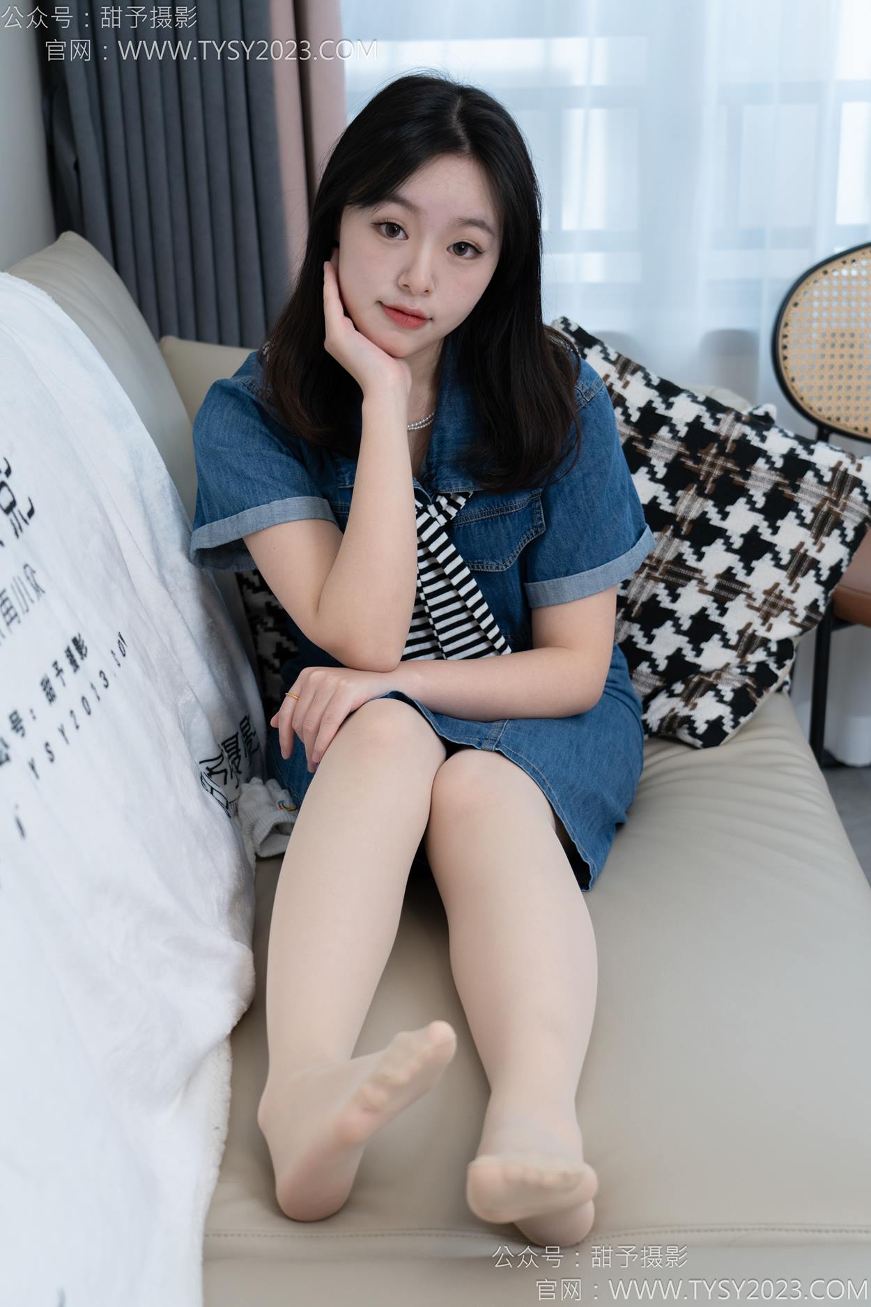 图片[128]-甜予摄影 NO.151 小葵-板鞋、白棉袜、薄肉丝[130P] – 速更版-美库