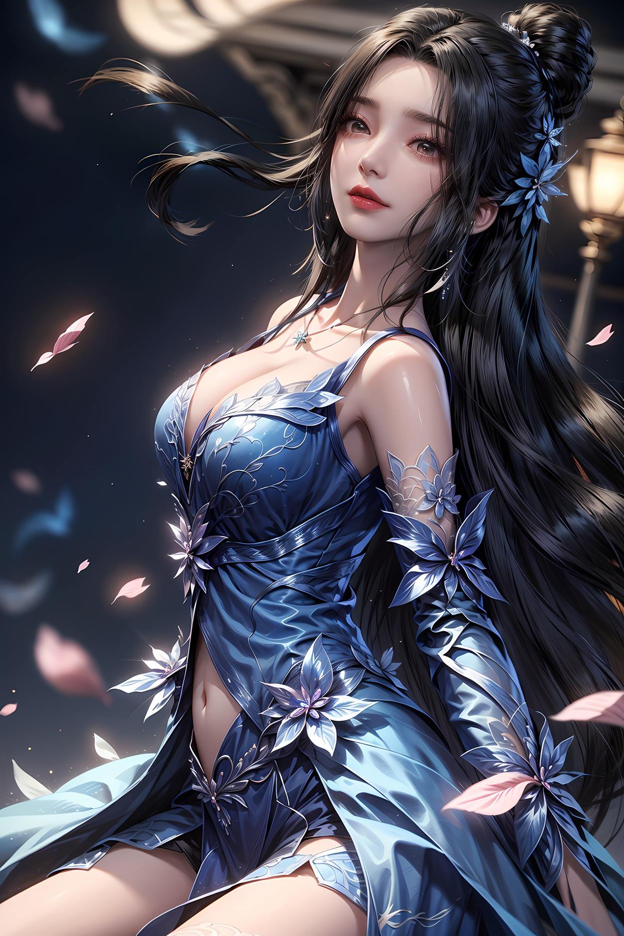 图片[22]-AI绘画 584 李慕婉（莲花仙子）[75P] – 速更版-美库