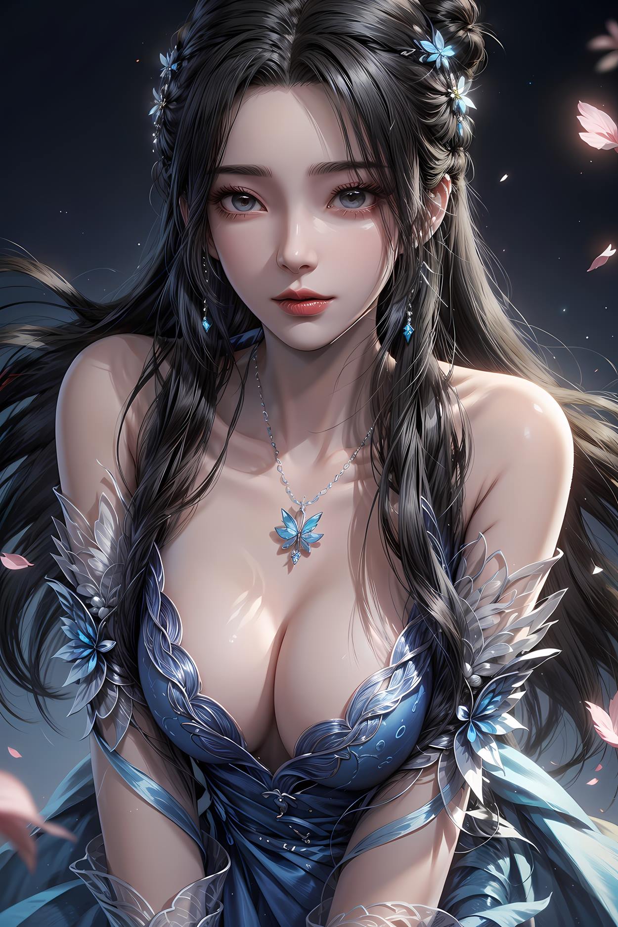 图片[44]-AI绘画 584 李慕婉（莲花仙子）[75P] – 速更版-美库