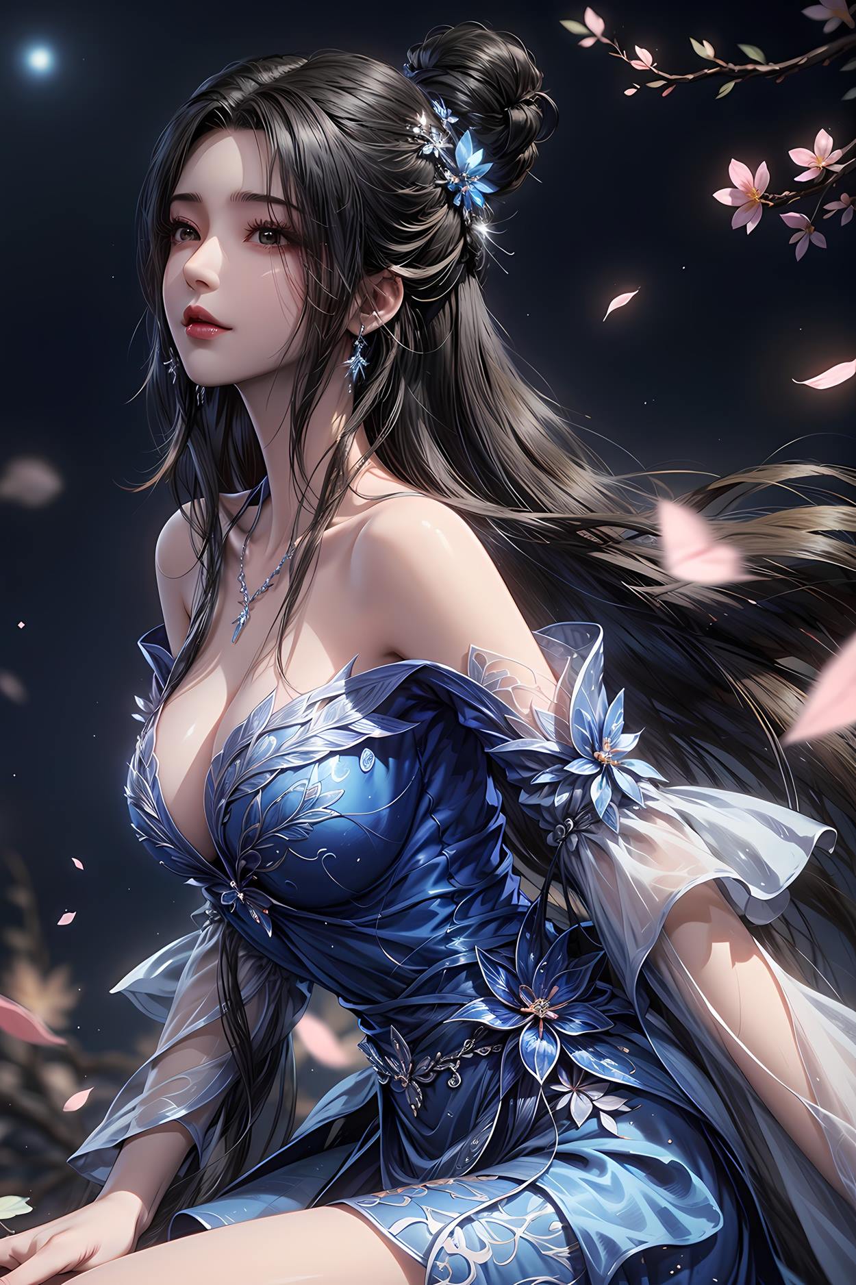 图片[48]-AI绘画 584 李慕婉（莲花仙子）[75P] – 速更版-美库