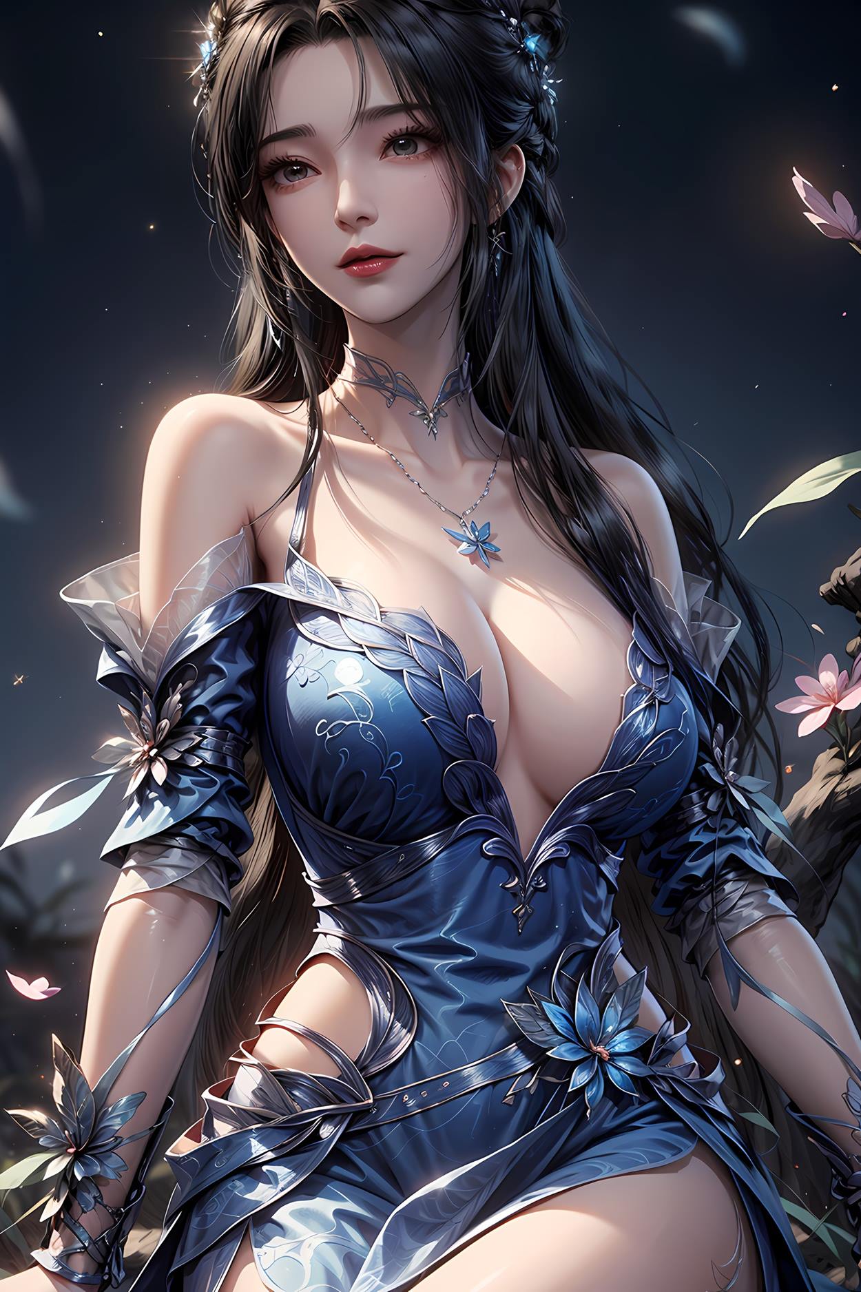 图片[51]-AI绘画 584 李慕婉（莲花仙子）[75P] – 速更版-美库