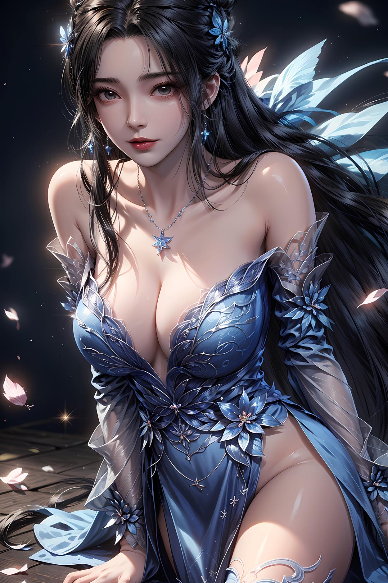 图片[63]-AI绘画 584 李慕婉（莲花仙子）[75P] – 速更版-美库