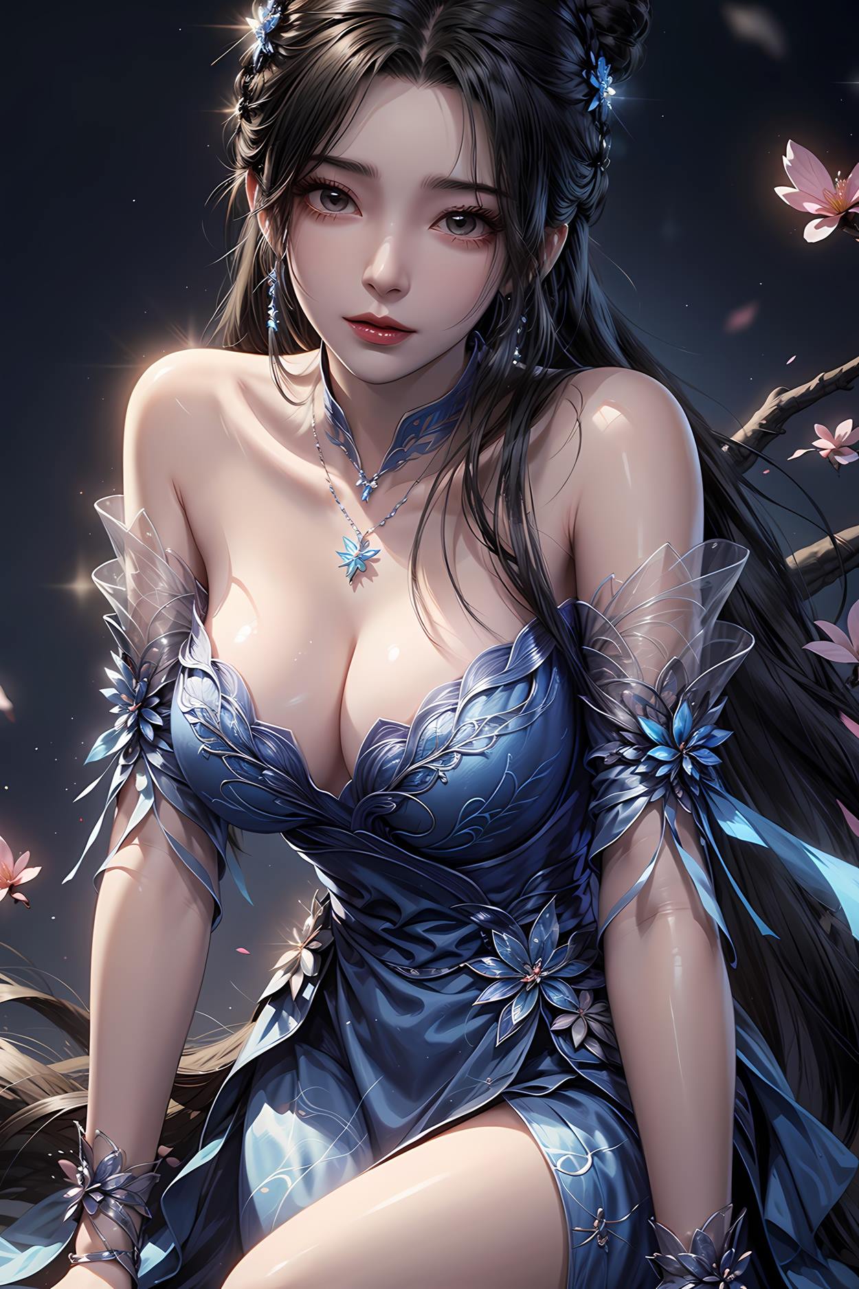 图片[67]-AI绘画 584 李慕婉（莲花仙子）[75P] – 速更版-美库