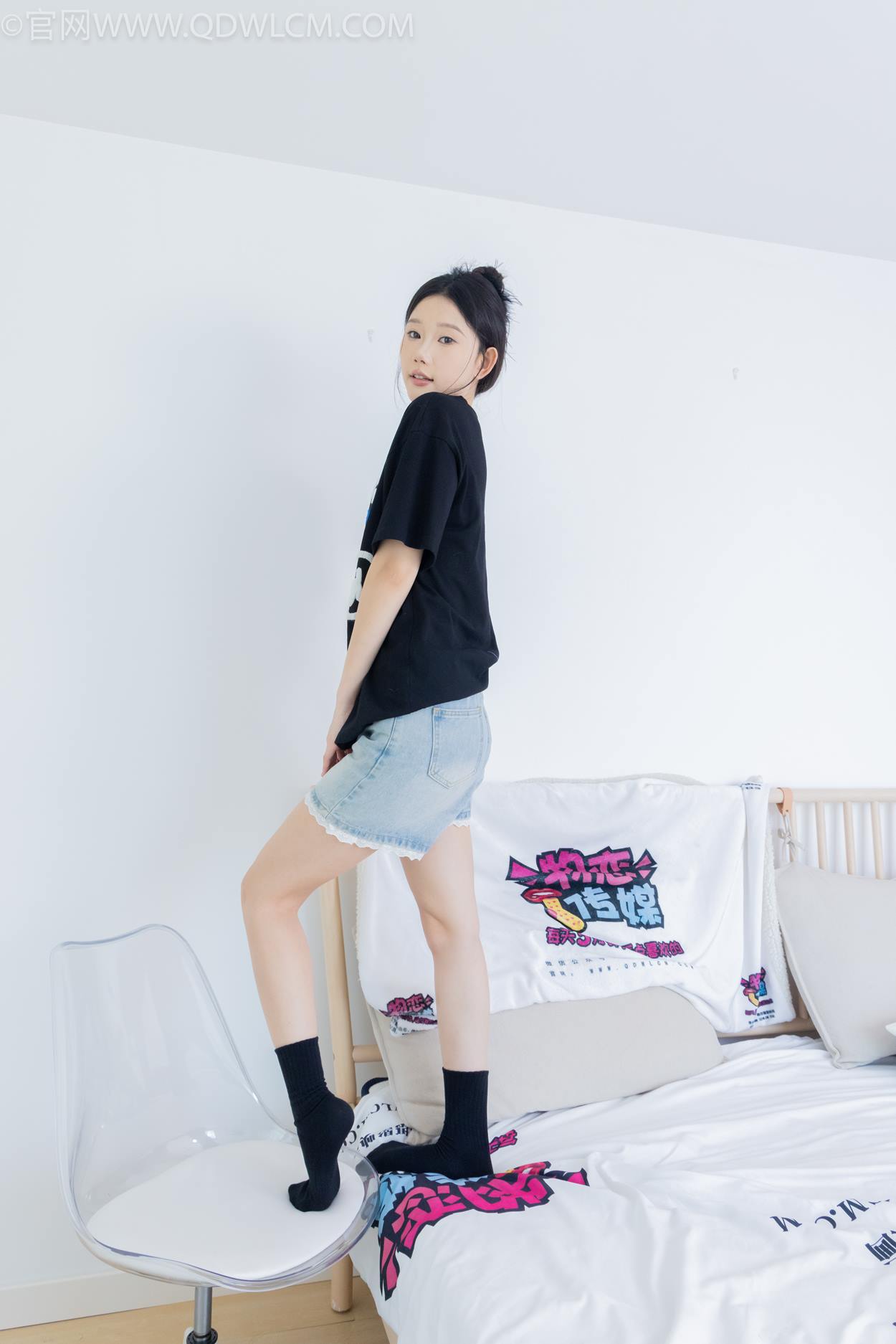 图片[21]-物恋传媒 NO.2324 小竹-匡威帆布鞋、白棉袜、黑棉袜[94P] – 速更版-美库