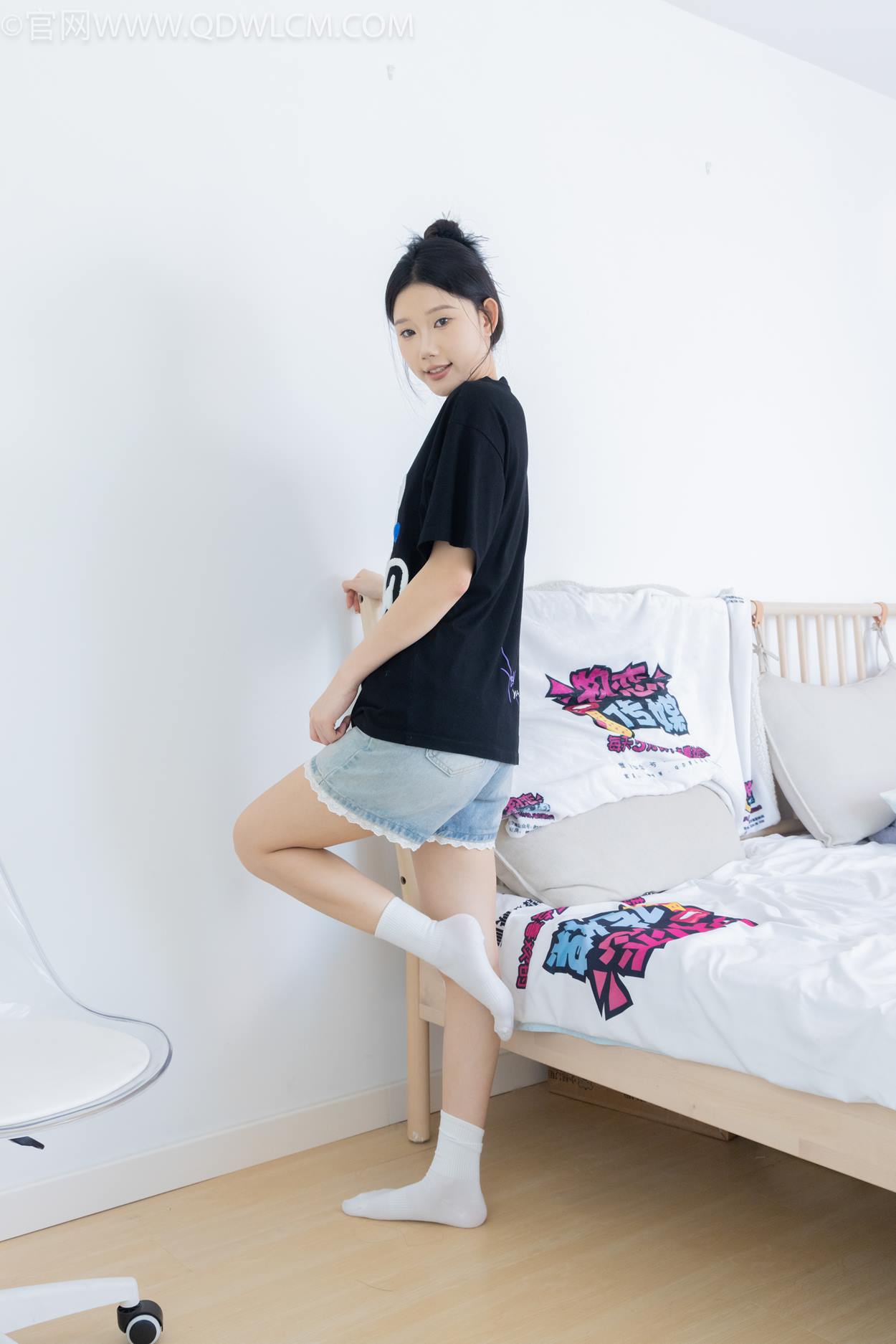 图片[40]-物恋传媒 NO.2324 小竹-匡威帆布鞋、白棉袜、黑棉袜[94P] – 速更版-美库