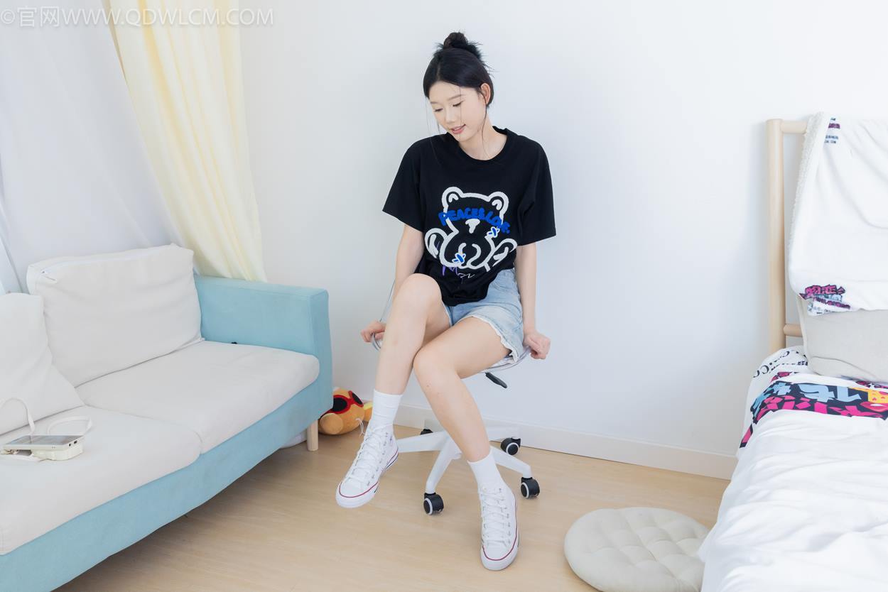 图片[59]-物恋传媒 NO.2324 小竹-匡威帆布鞋、白棉袜、黑棉袜[94P] – 速更版-美库